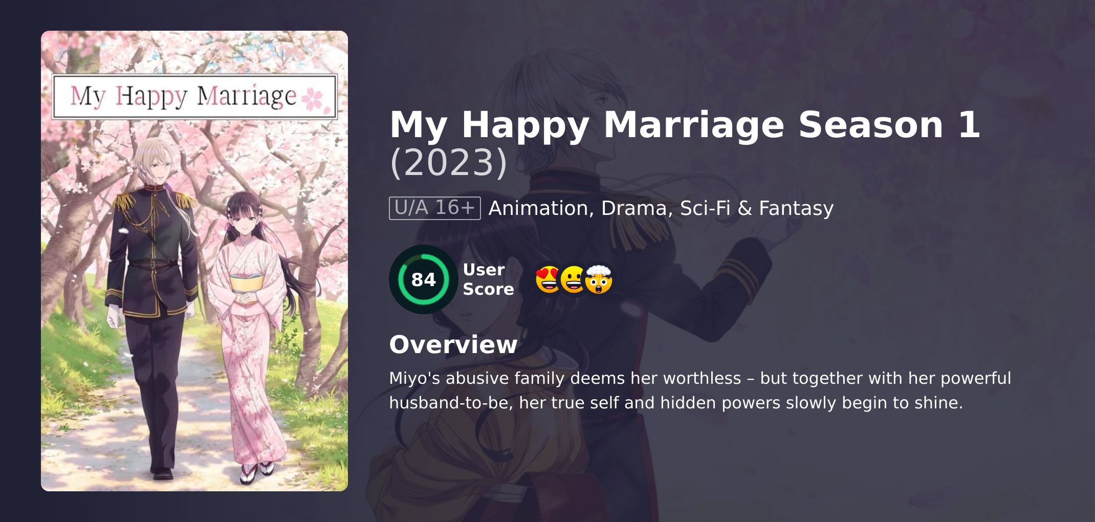 My Happy Marriage Season 1 Hindi Dubbed