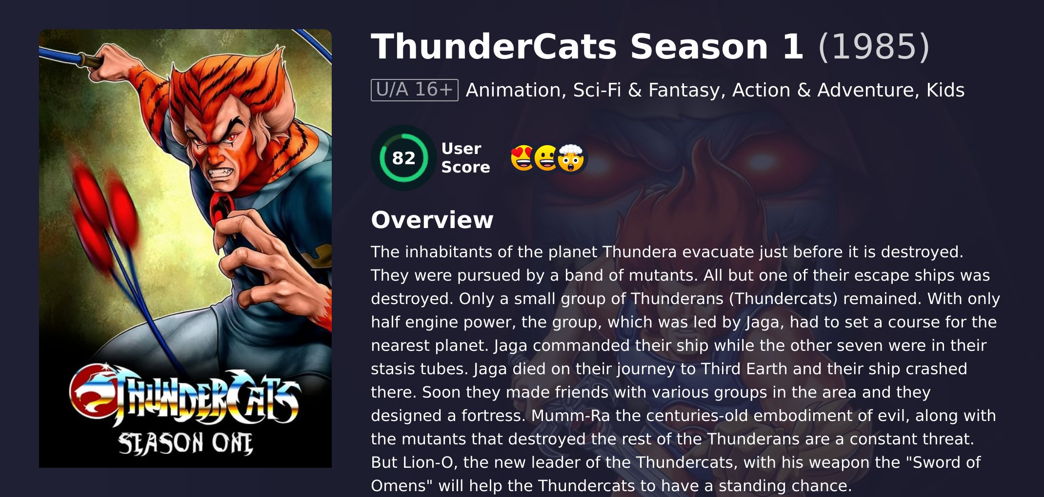 ThunderCats Season 1 Hindi Dubbed