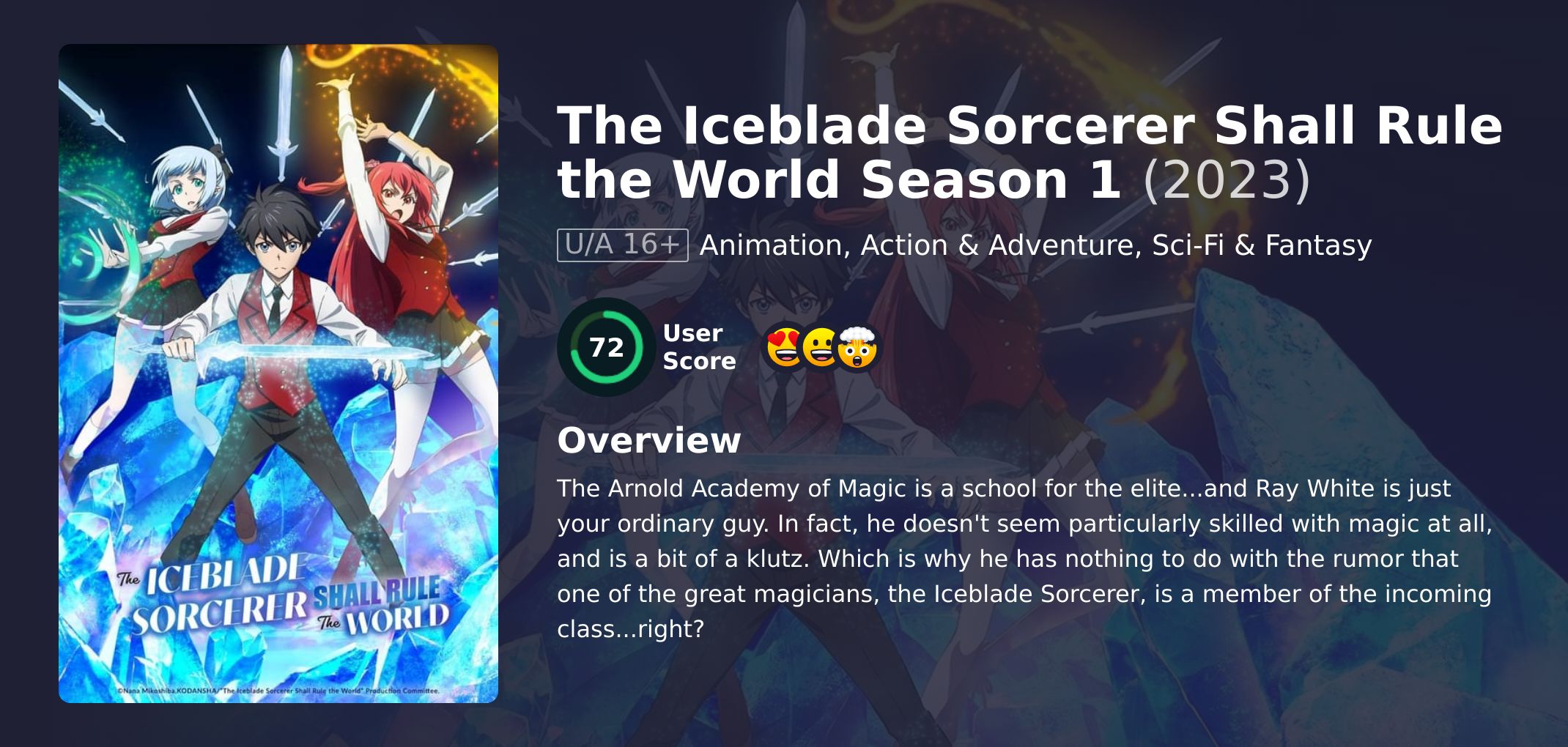 The Iceblade Sorcerer Shall Rule the World Season 1 Hindi Dubbed