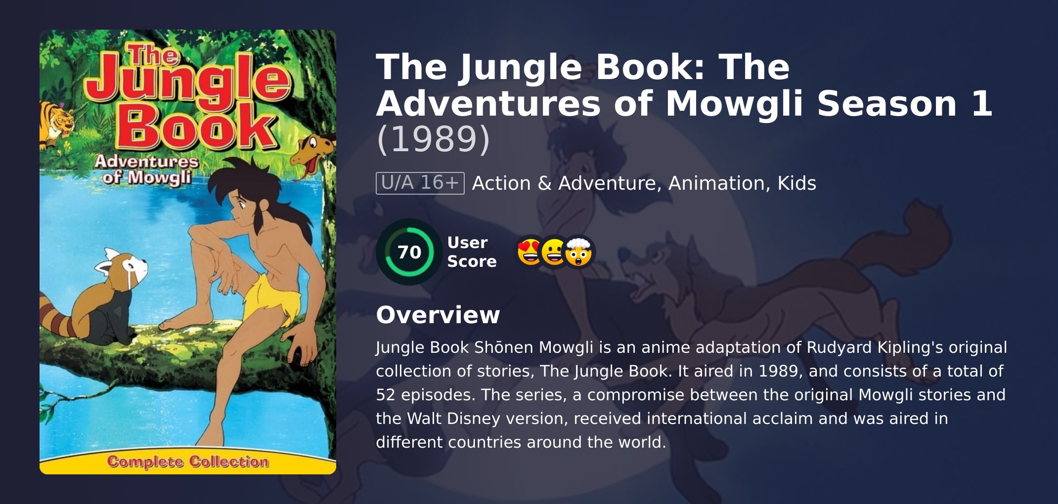 The Jungle Book: The Adventures of Mowgli Season 1 Hindi Dubbed