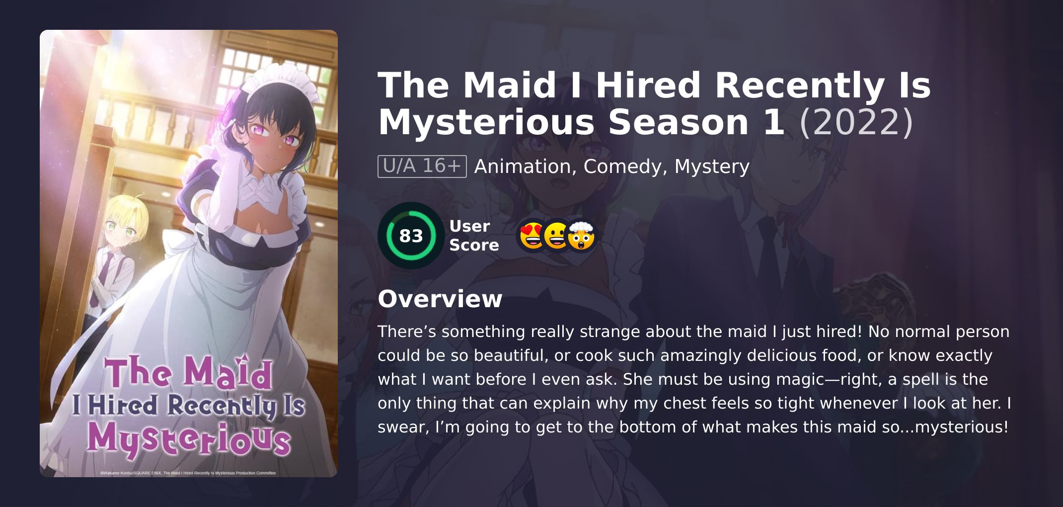 The Maid I Hired Recently Is Mysterious Season 1 Japanese Dubbed