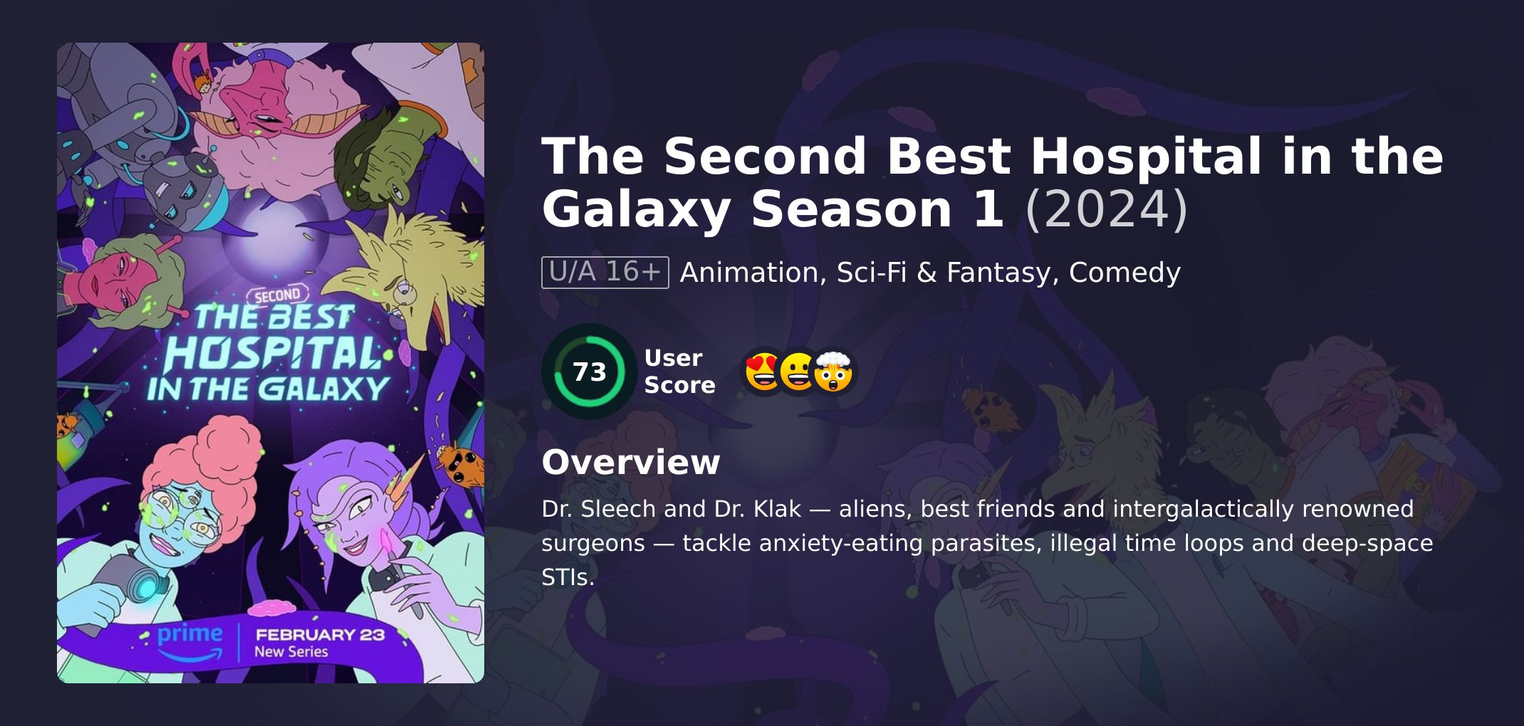 The Second Best Hospital in the Galaxy Season 1 Hindi Dubbed