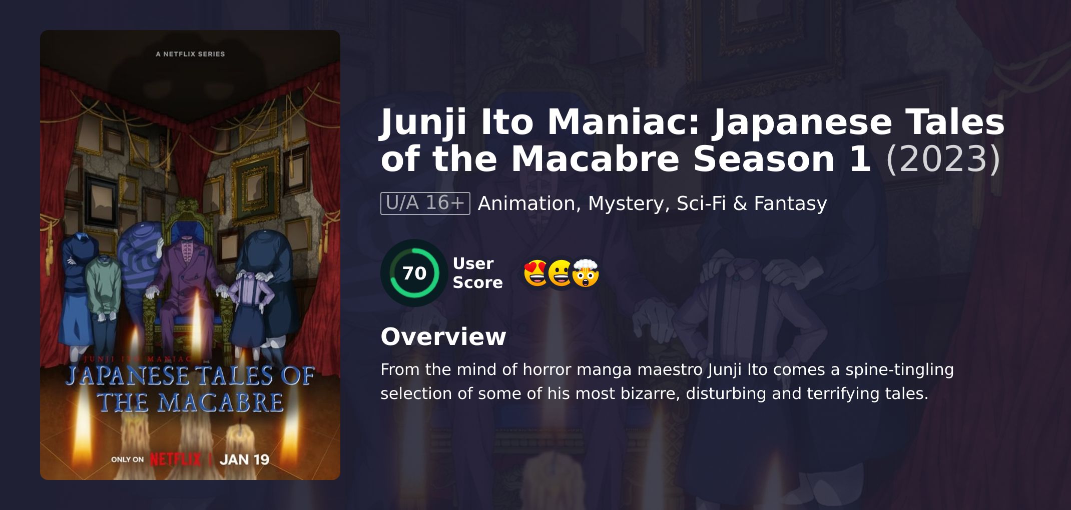 Junji Ito Maniac: Japanese Tales of the Macabre Season 1 Japanese Dubbed