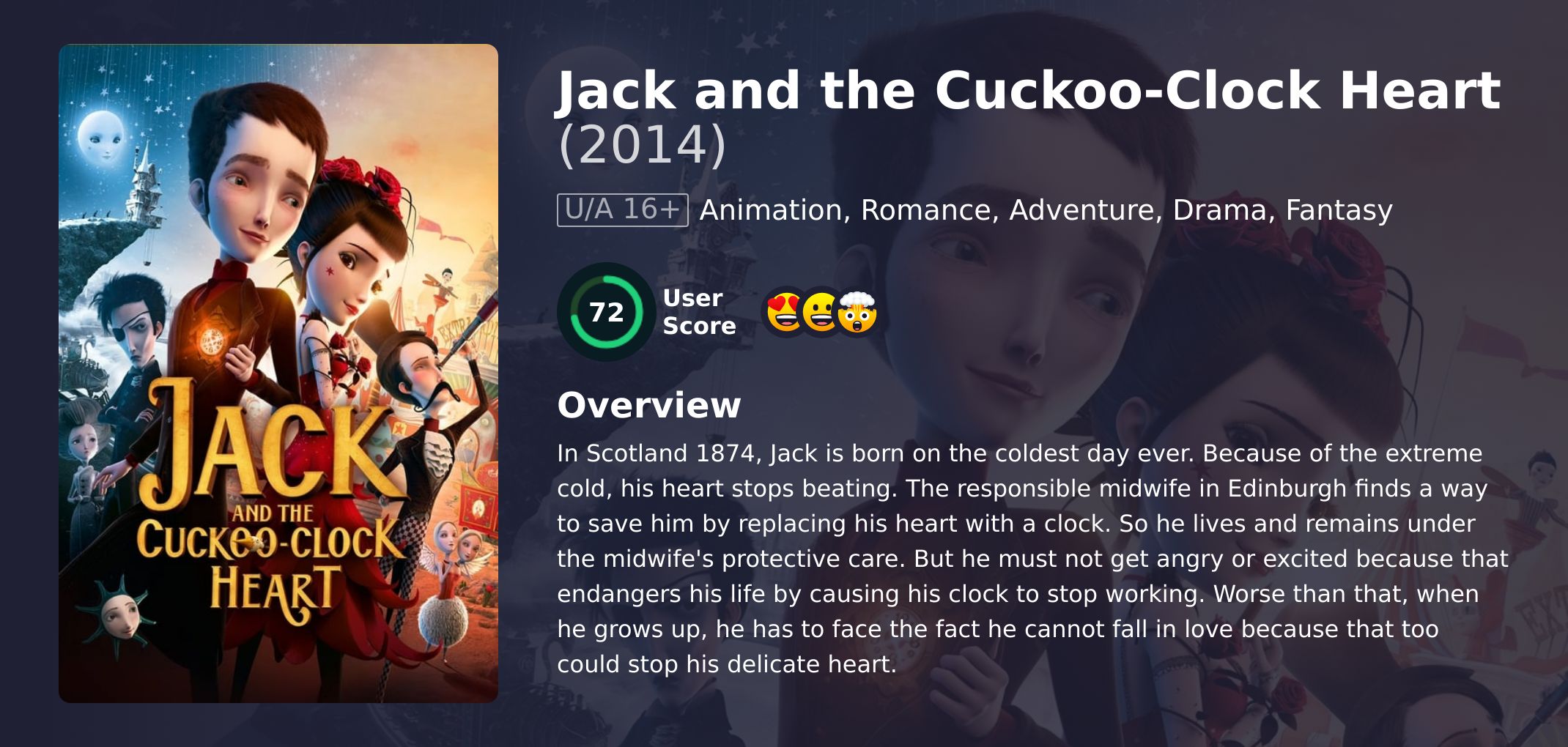 Jack and the Cuckoo-Clock Heart Movie Hindi Dubbed