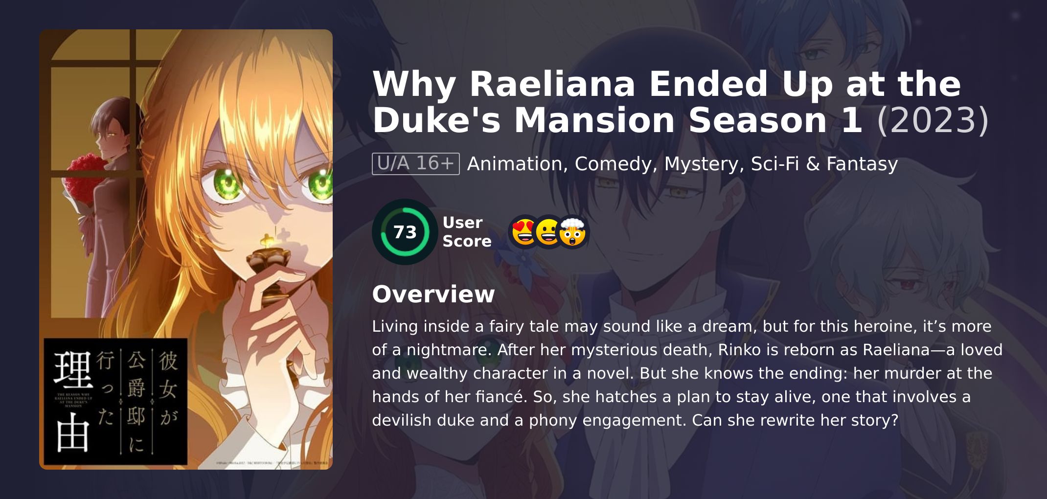 Why Raeliana Ended Up at the Duke's Mansion Season 1 Hindi Dubbed