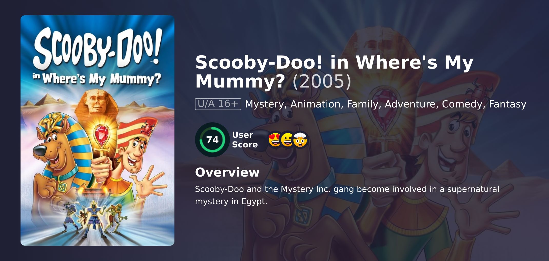 Scooby-Doo! in Where's My Mummy? Movie English Dubbed