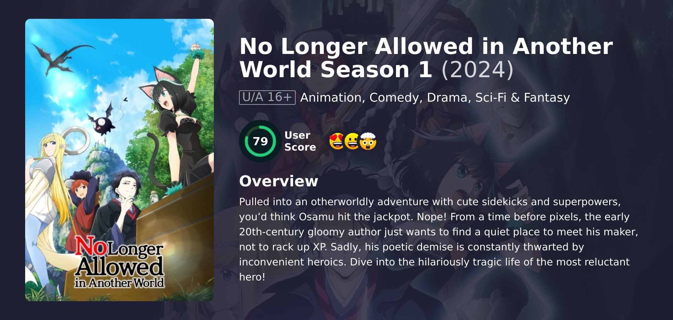 No Longer Allowed in Another World Season 1 Hindi Dubbed