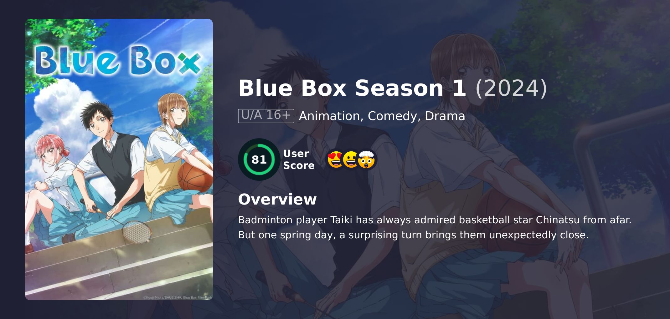 Blue Box Season 1 Japanese Dubbed