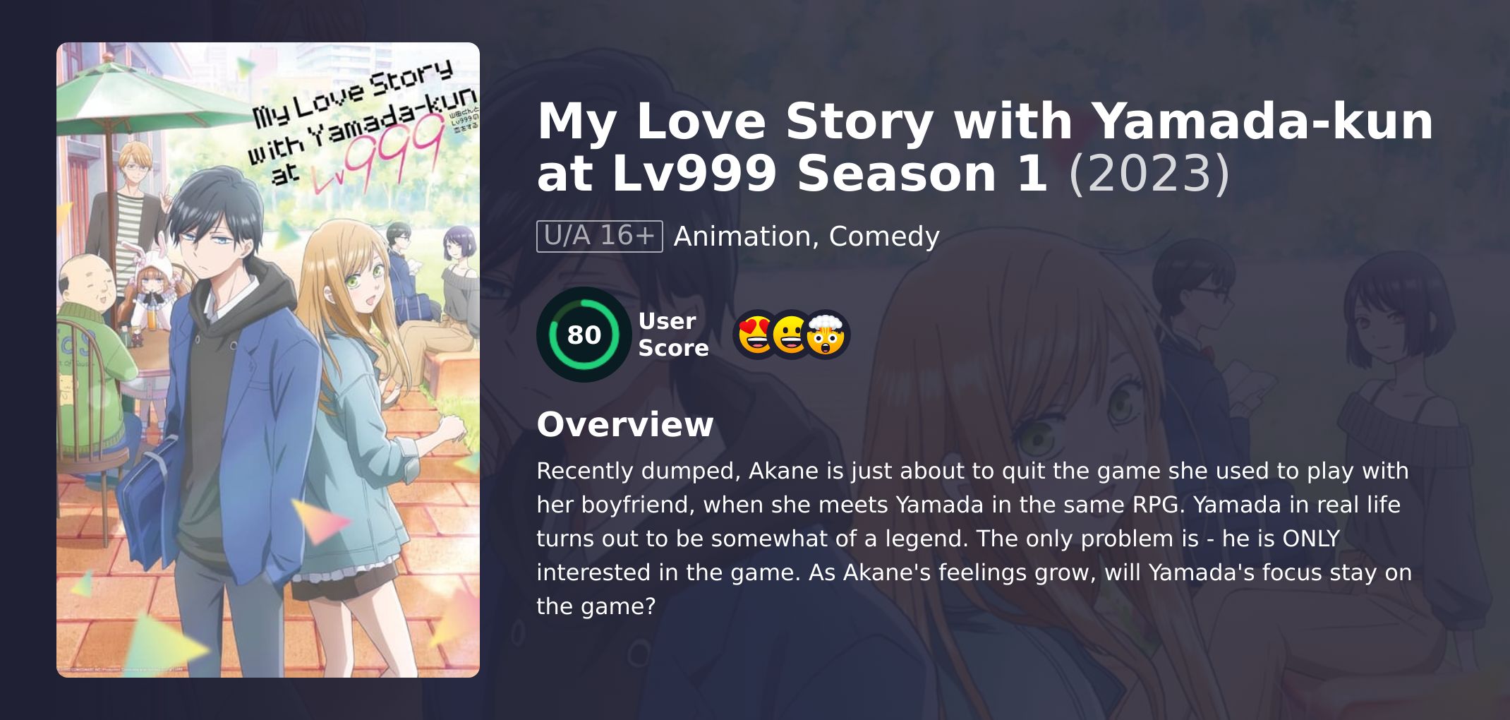 My Love Story with Yamada-kun at Lv999 Season 1 Hindi Dubbed