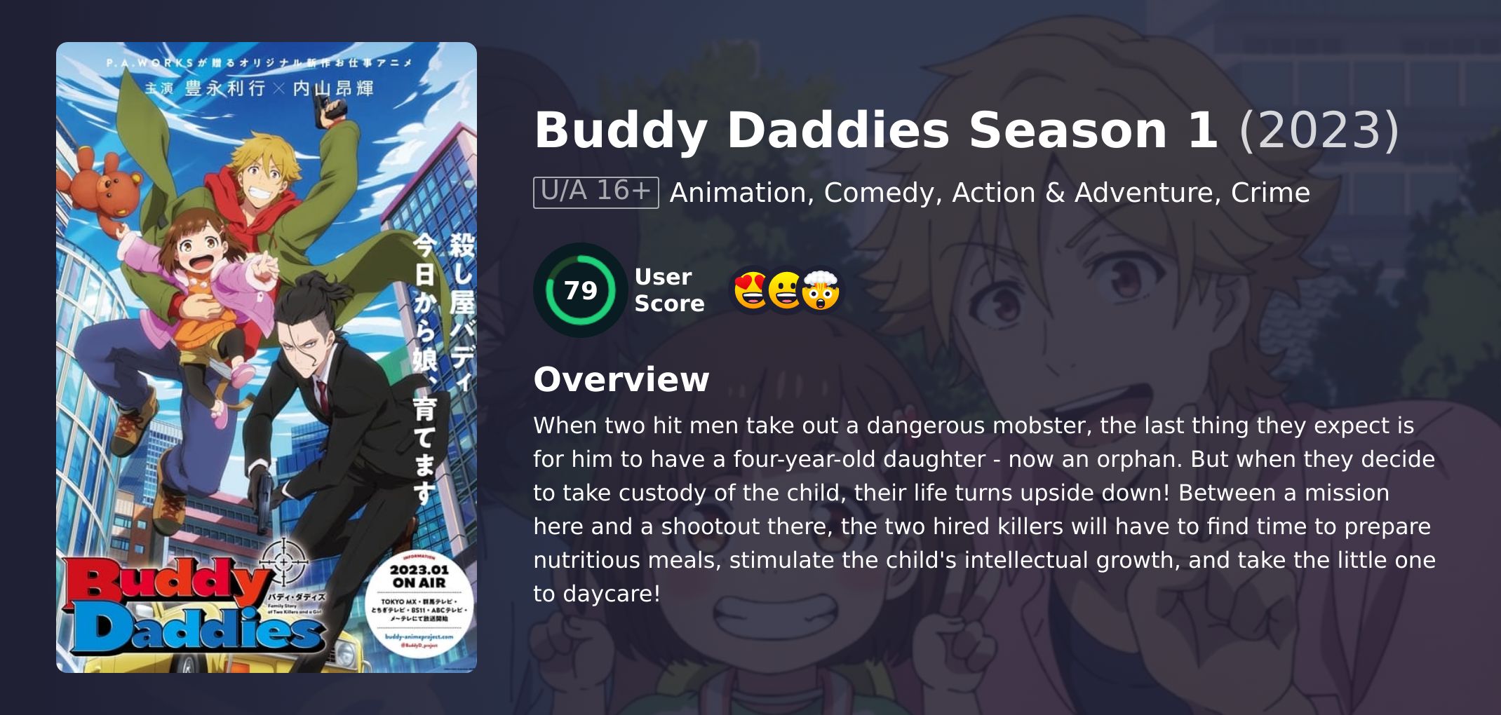 Buddy Daddies Season 1 Hindi Dubbed