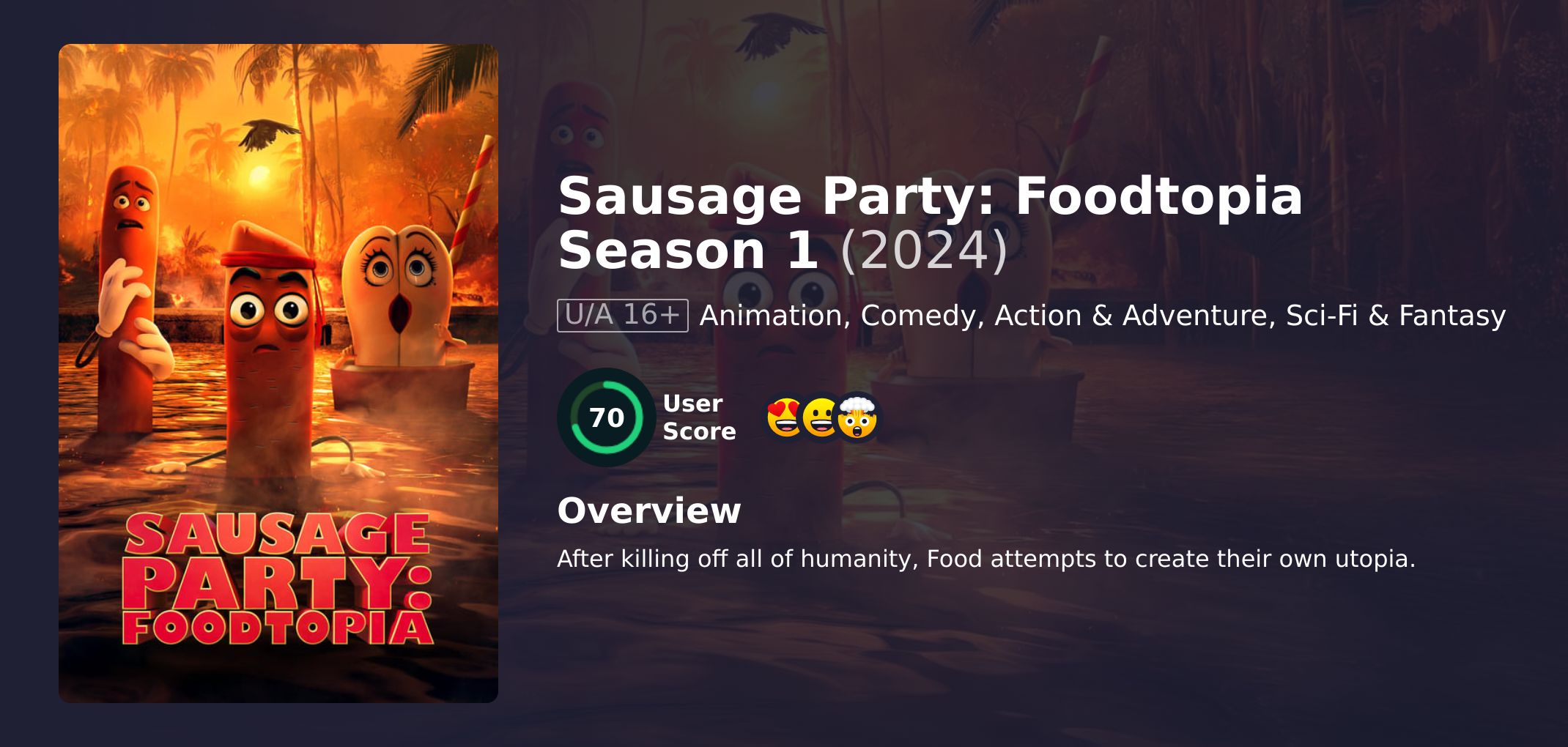 Sausage Party: Foodtopia Season 1 Hindi Dubbed