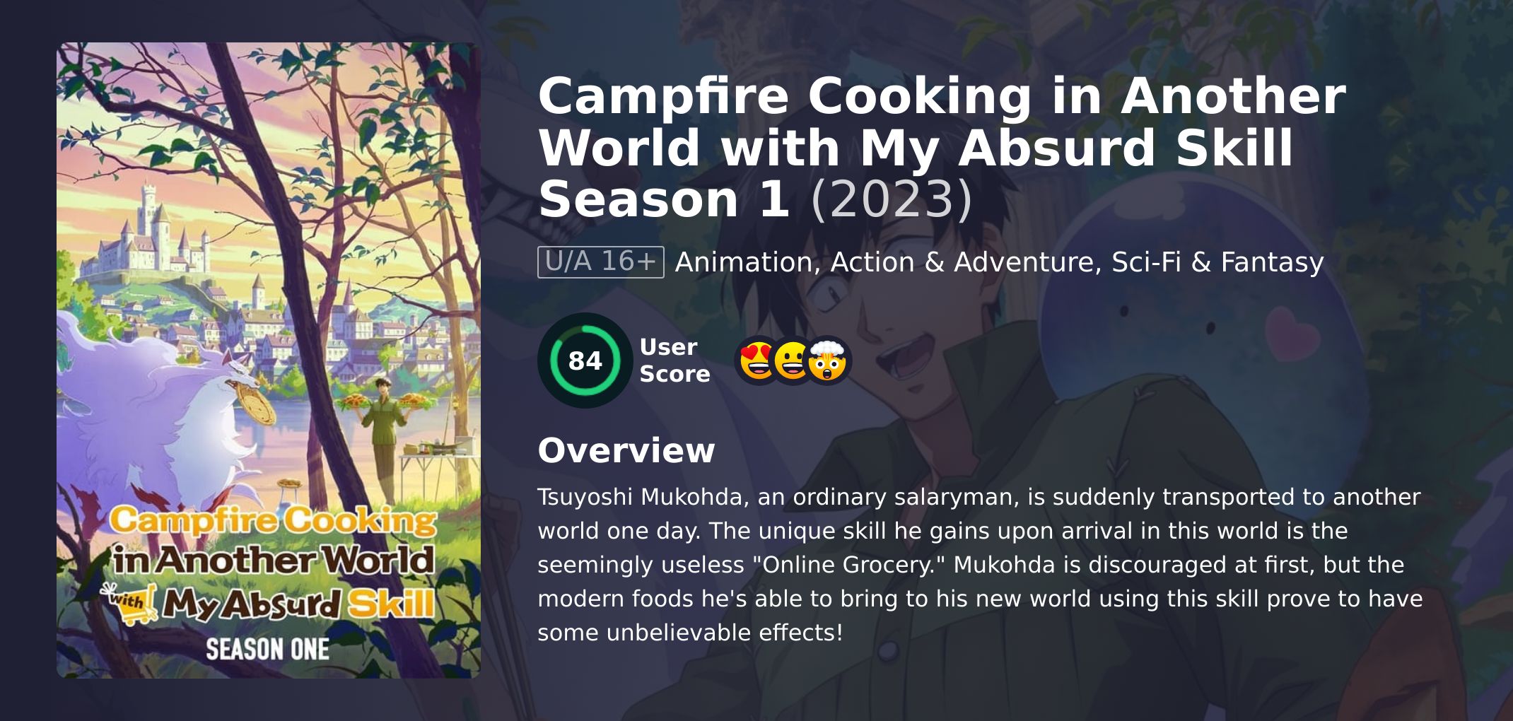 Campfire Cooking in Another World with My Absurd Skill Season 1 Hindi Dubbed