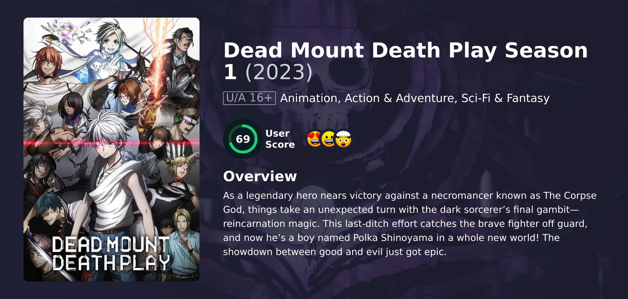 Dead Mount Death Play Season 1 Hindi Dubbed