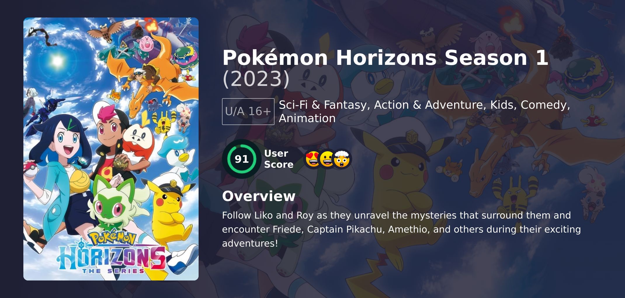 Pokémon Horizons Season 1 Hindi Dubbed