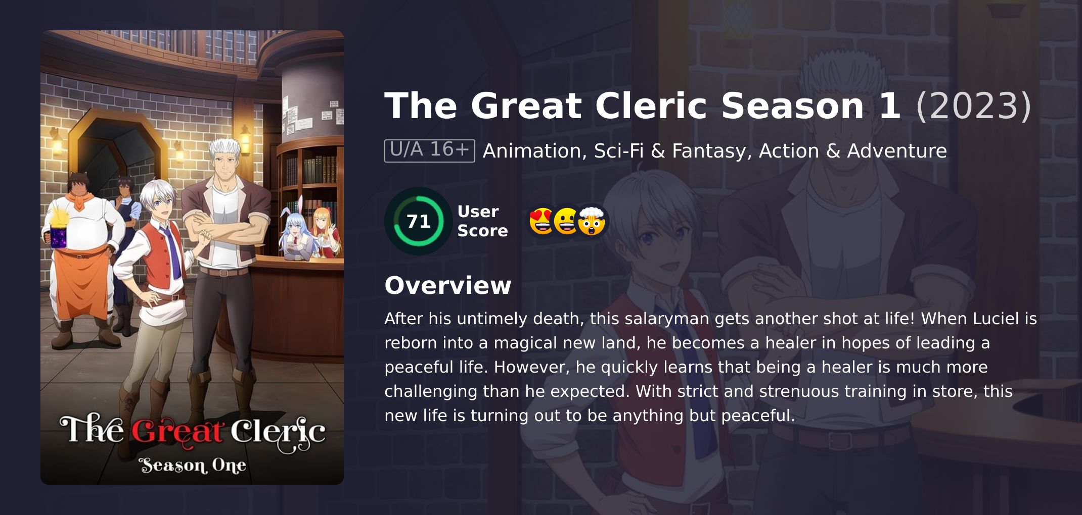 The Great Cleric Season 1 Hindi Dubbed