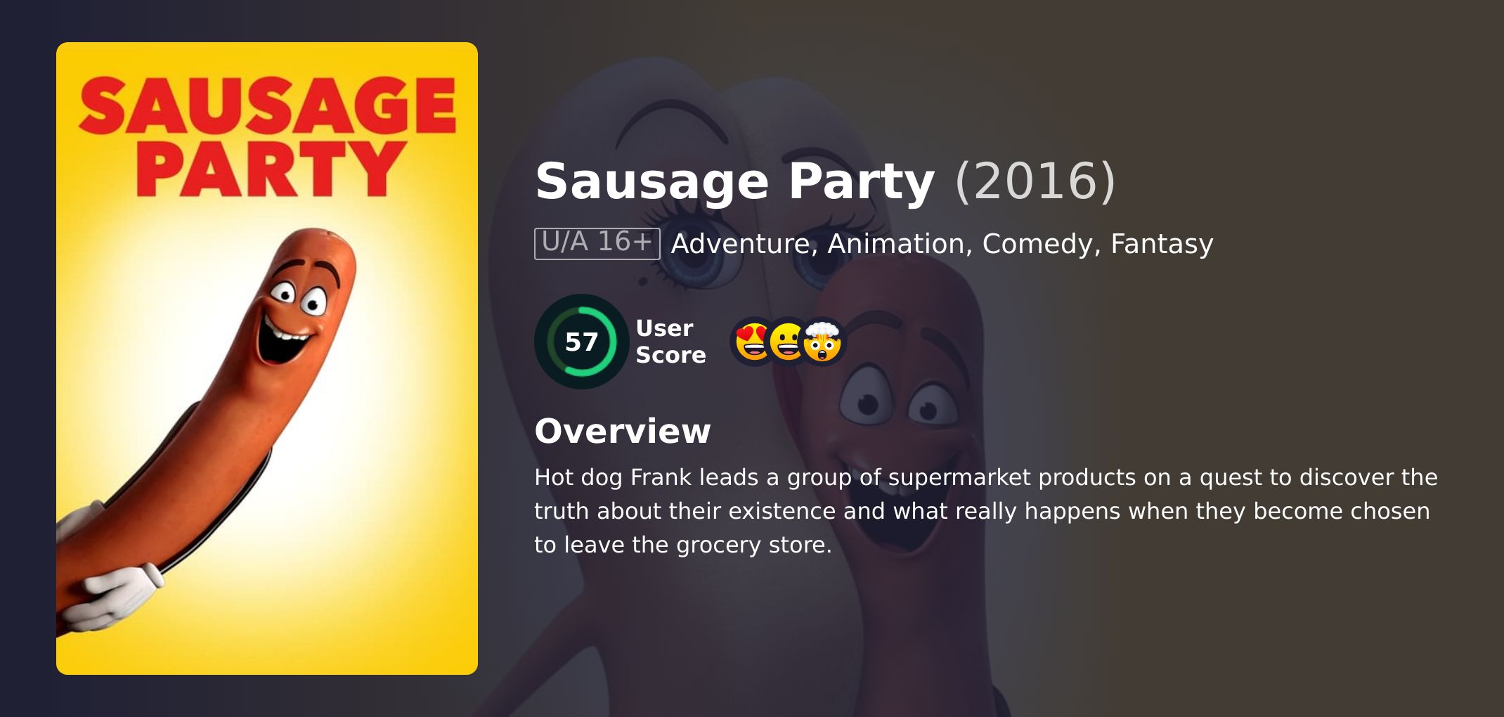 Sausage Party Movie English Dubbed