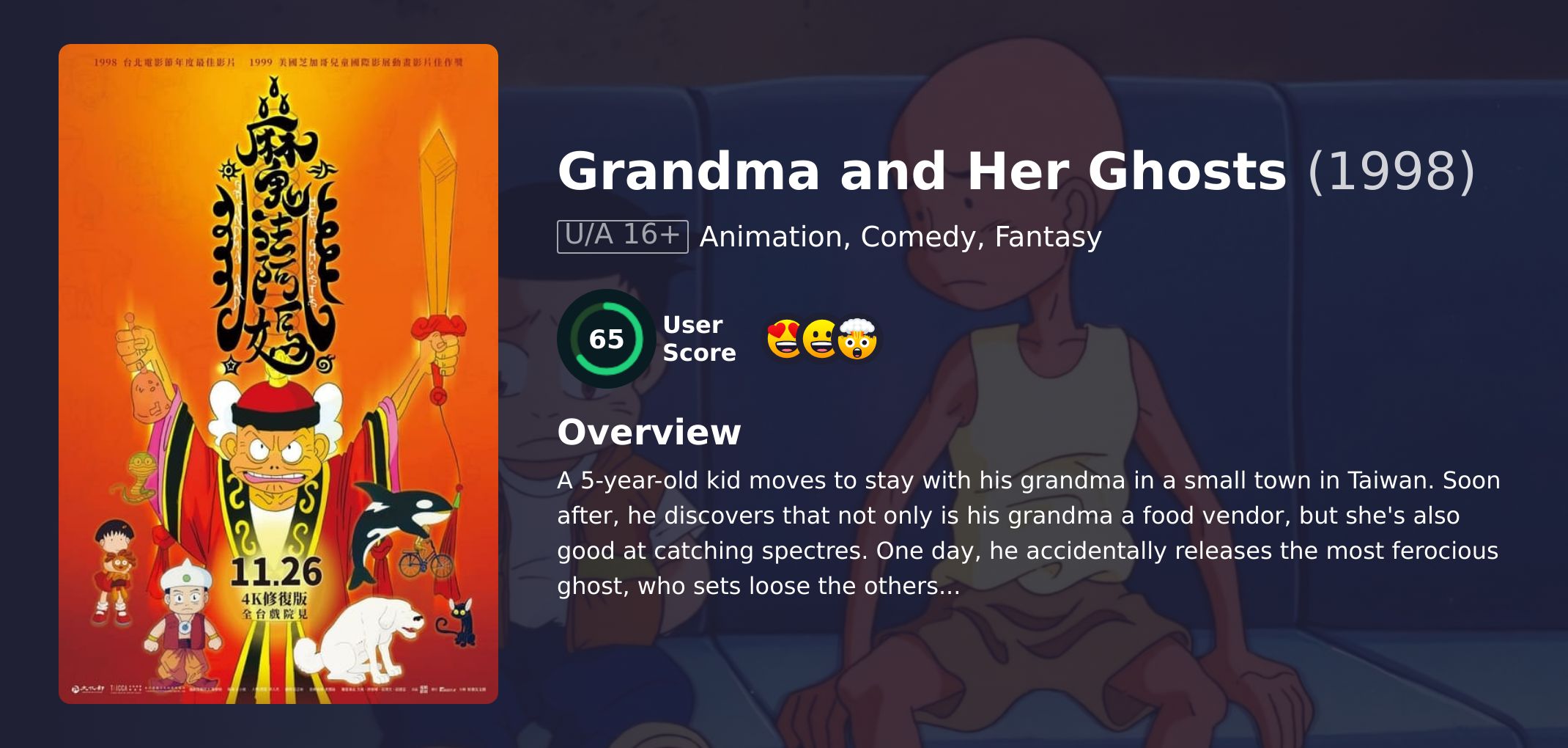 Grandma and Her Ghosts Movie Hindi Dubbed