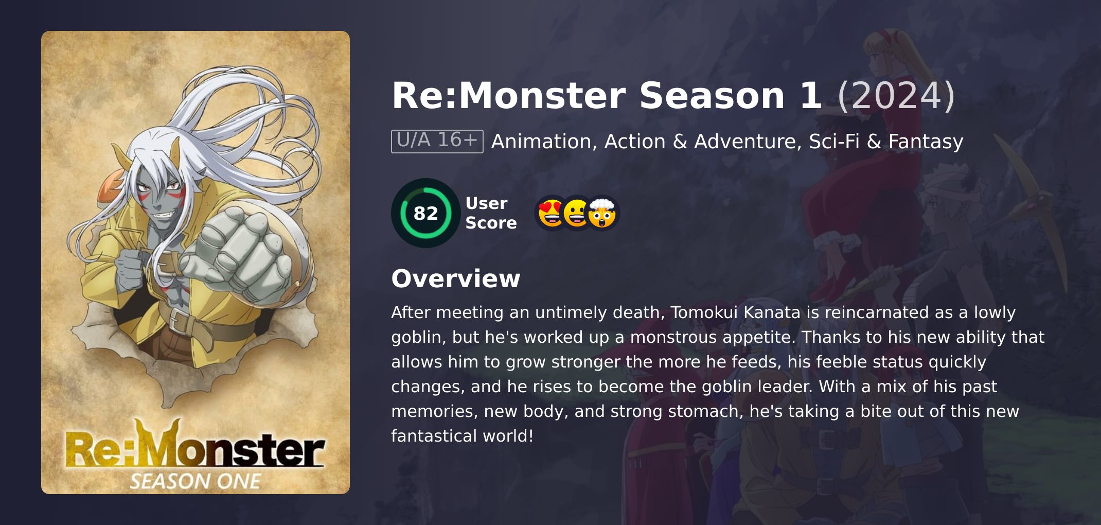 Re:Monster Season 1 Hindi Dubbed