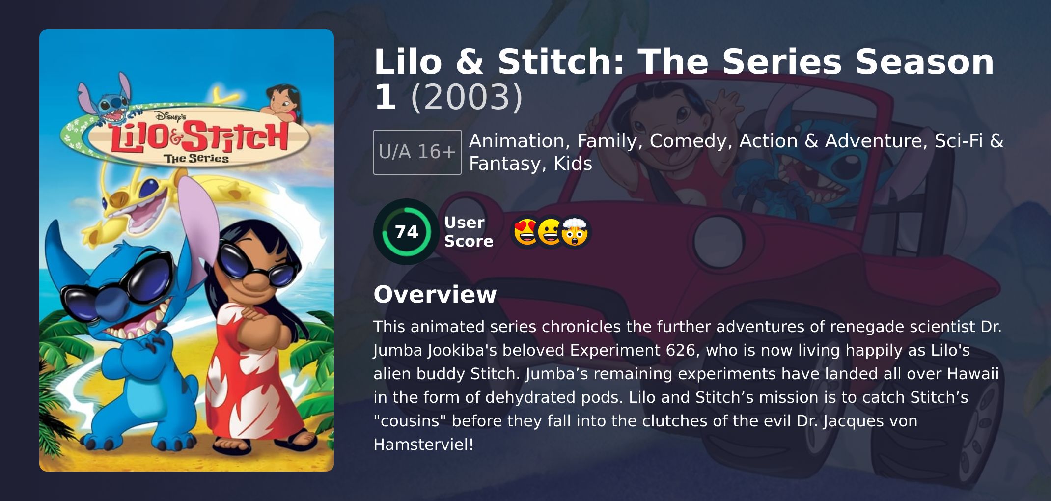 Lilo & Stitch: The Series Season 1 English Dubbed