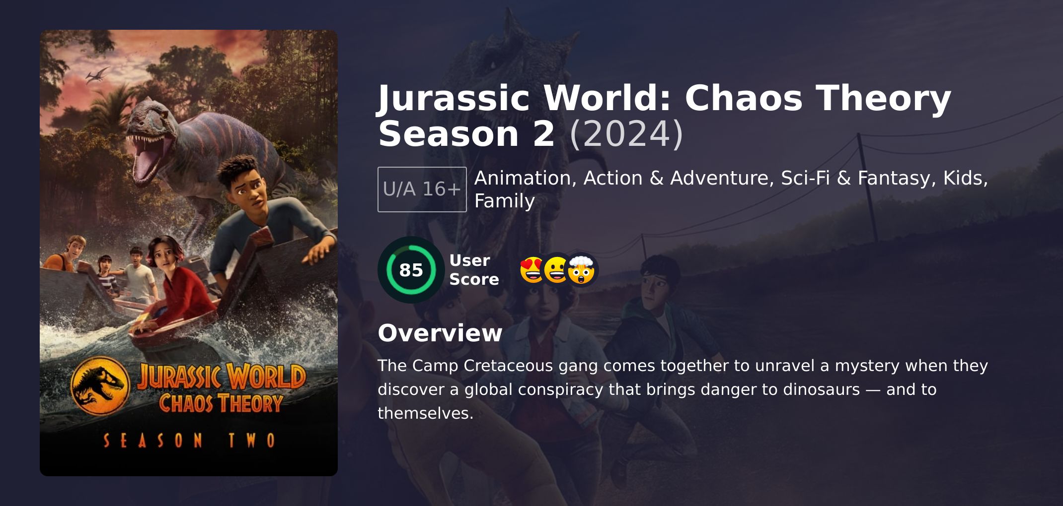 Jurassic World: Chaos Theory Season 2 Hindi Dubbed