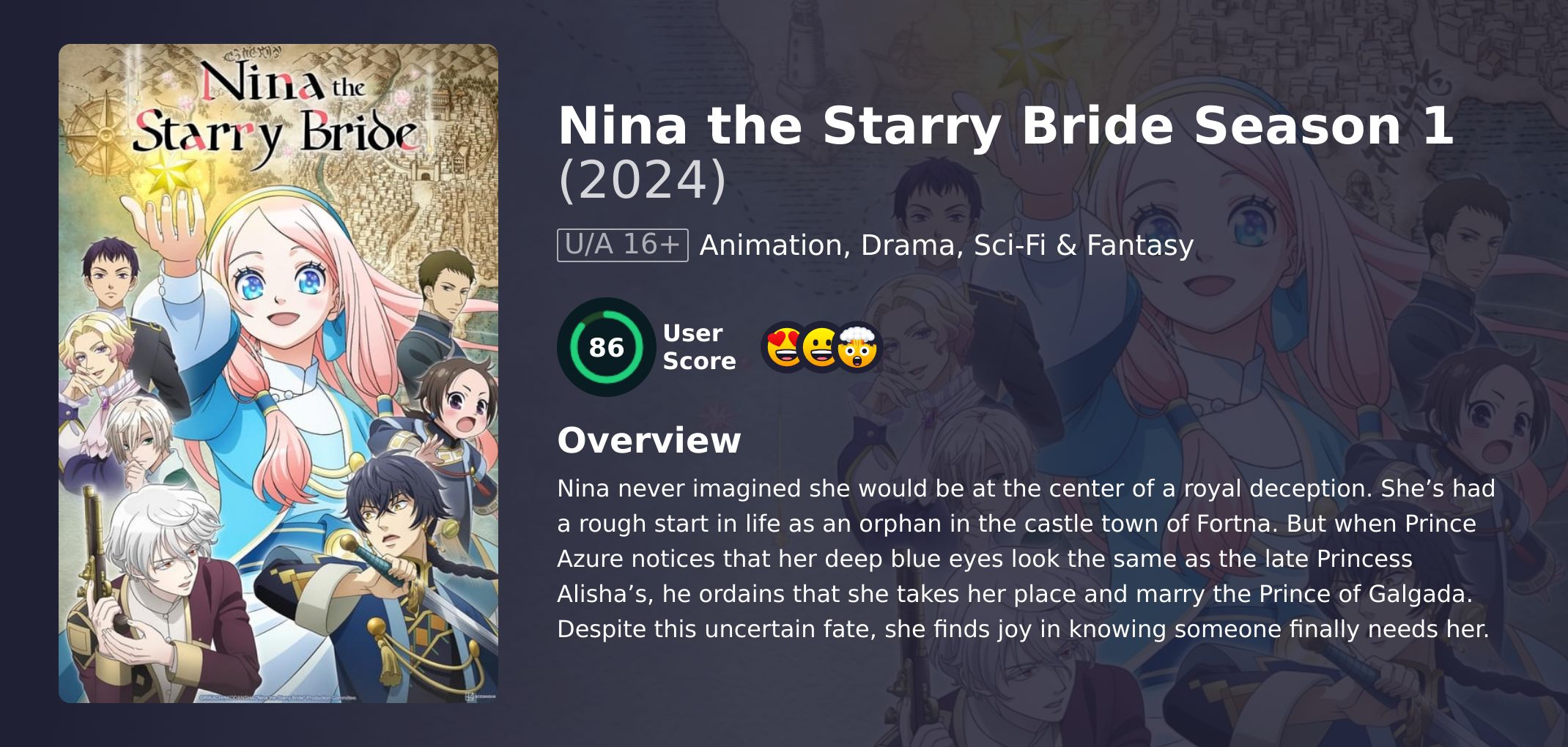 Nina the Starry Bride Season 1 Hindi Dubbed