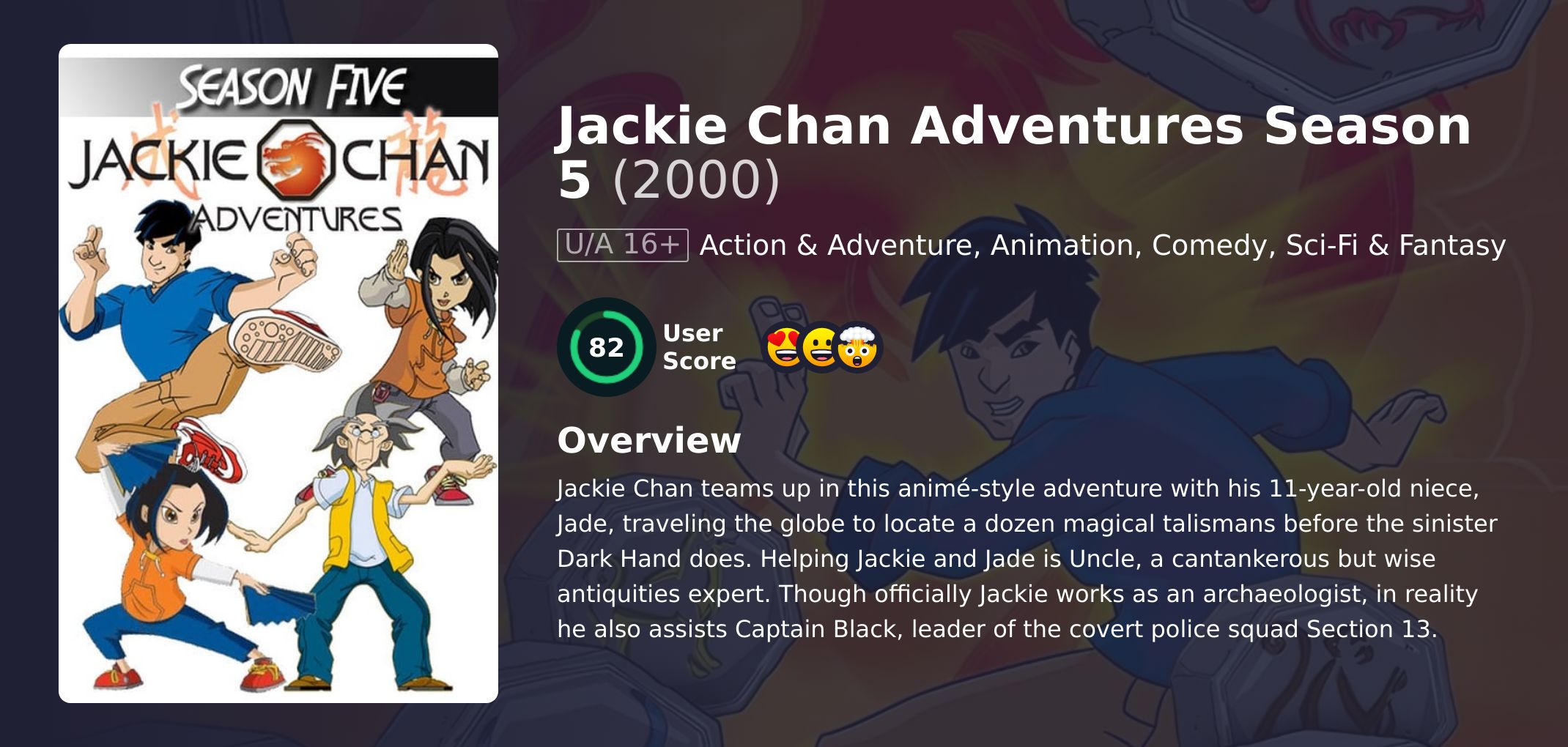 Jackie Chan Adventures Season 5 Hindi Dubbed