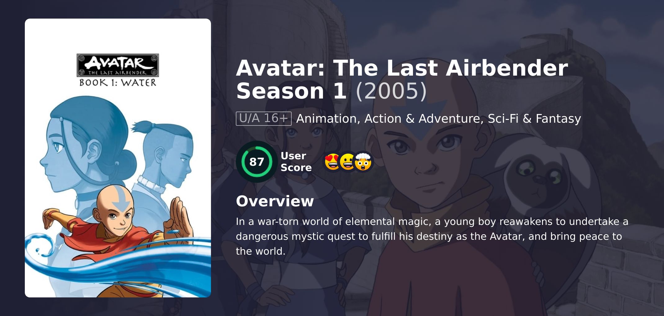 Avatar: The Last Airbender Season 1 Hindi Dubbed