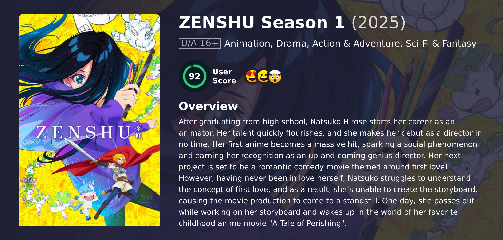 ZENSHU Season 1 Hindi Dubbed