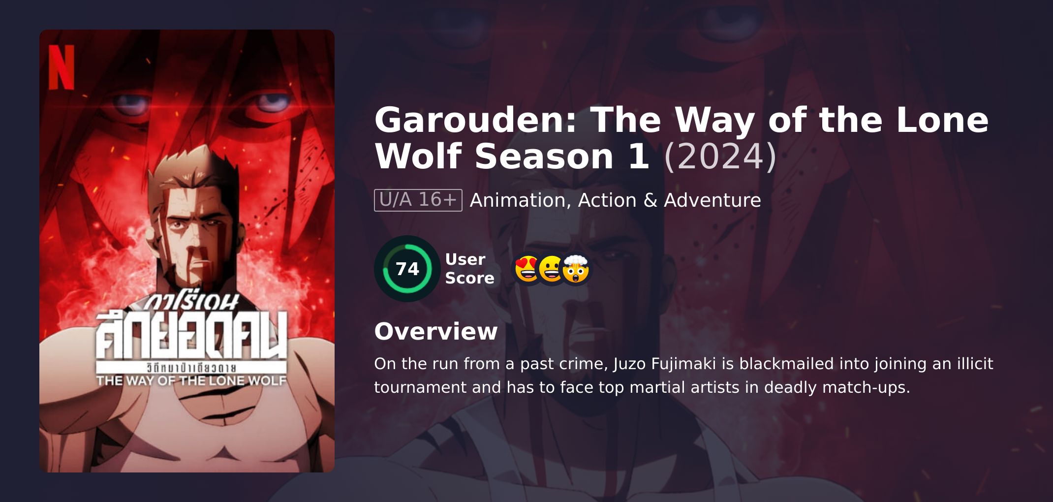 Garouden: The Way of the Lone Wolf Season 1 Hindi Dubbed