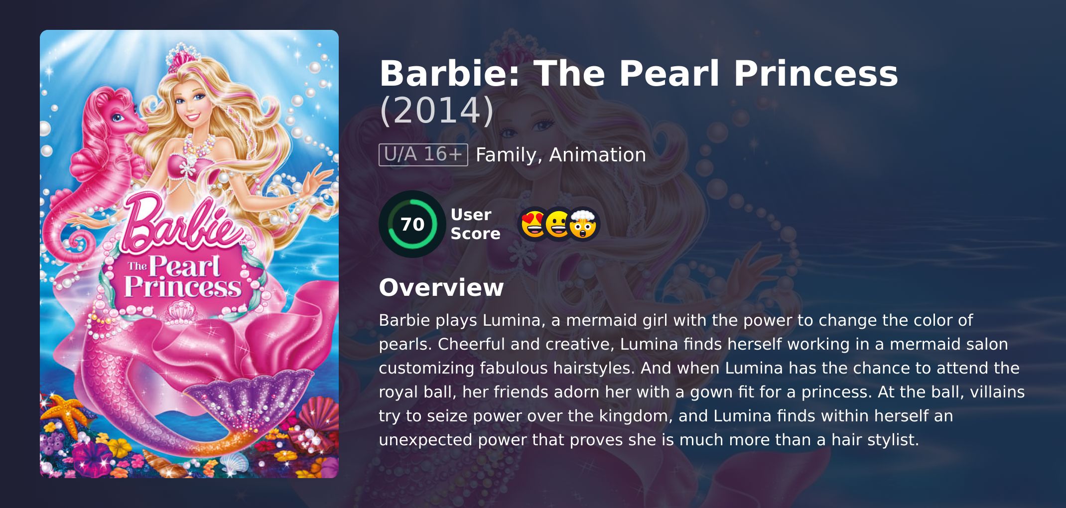 Barbie: The Pearl Princess Movie Hindi Dubbed