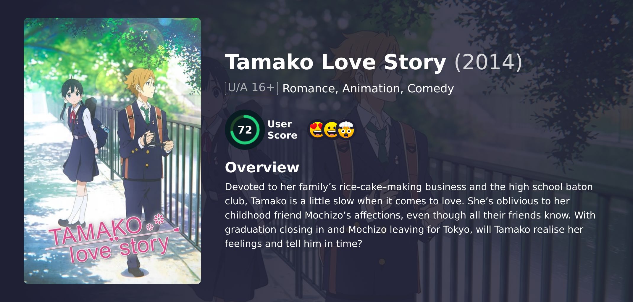 Tamako Love Story Movie Hindi Dubbed