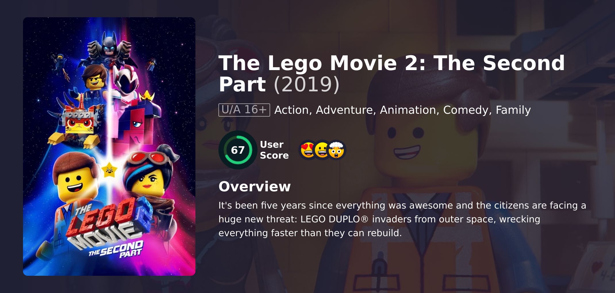 The Lego Movie 2: The Second Part Movie English Dubbed