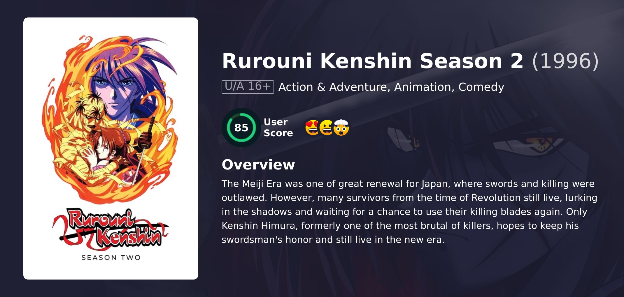 Rurouni Kenshin Season 2 Hindi Dubbed