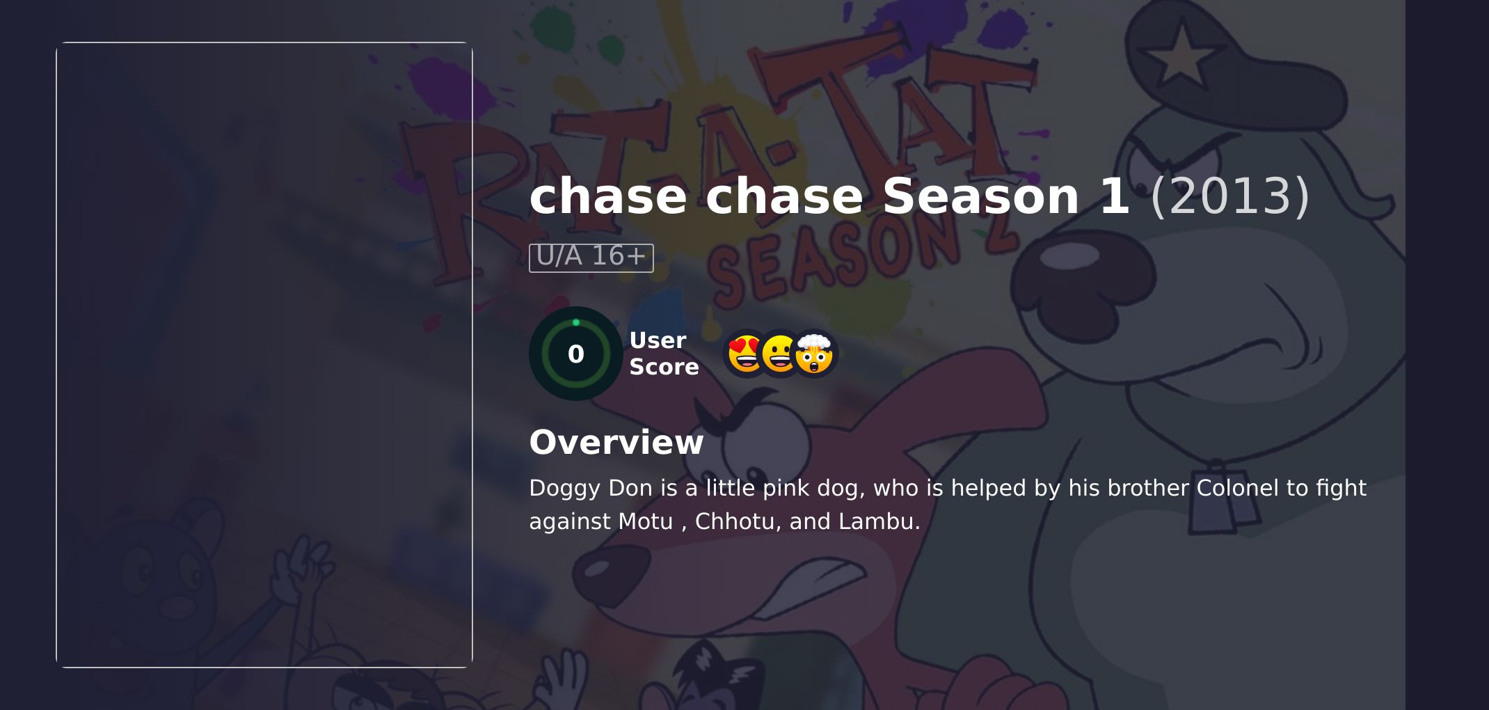 chase chase Season 1 Hindi Dubbed