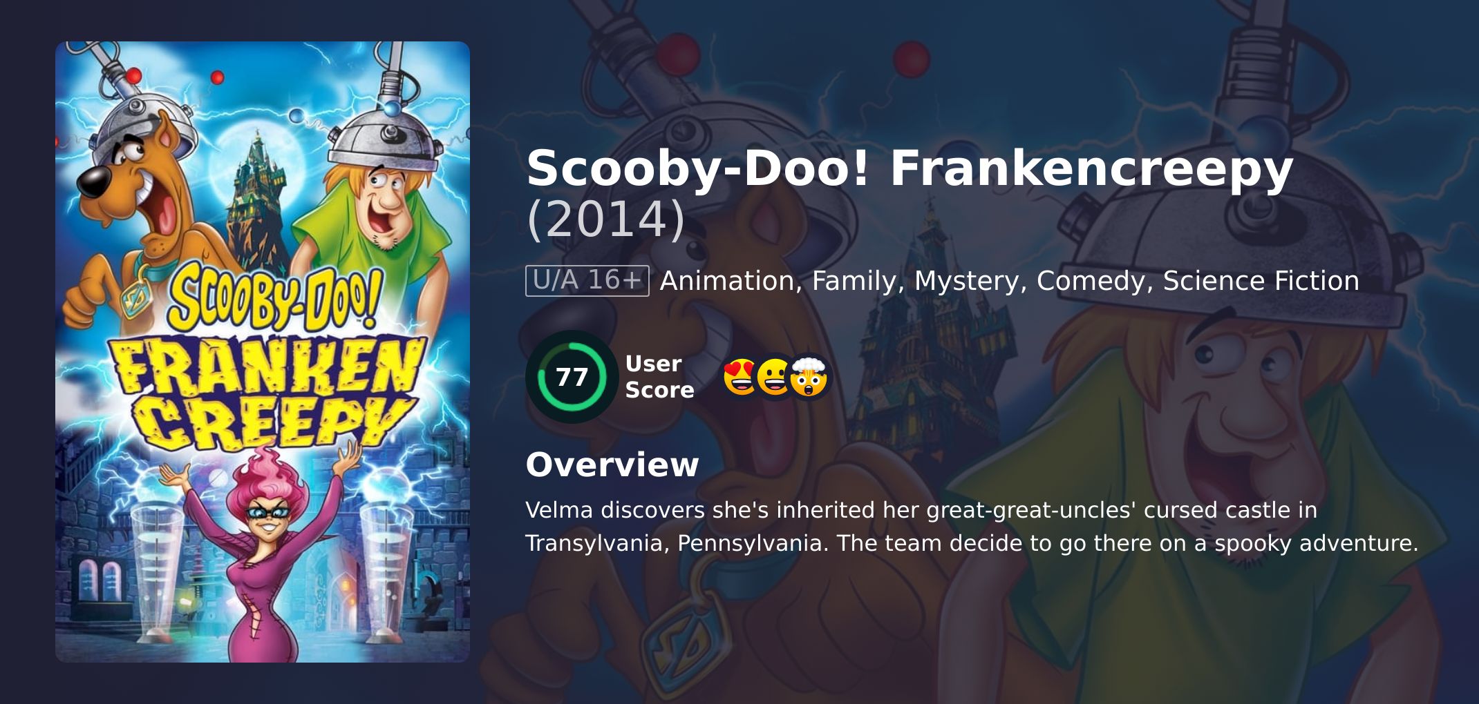 Scooby-Doo! Frankencreepy Movie English Dubbed