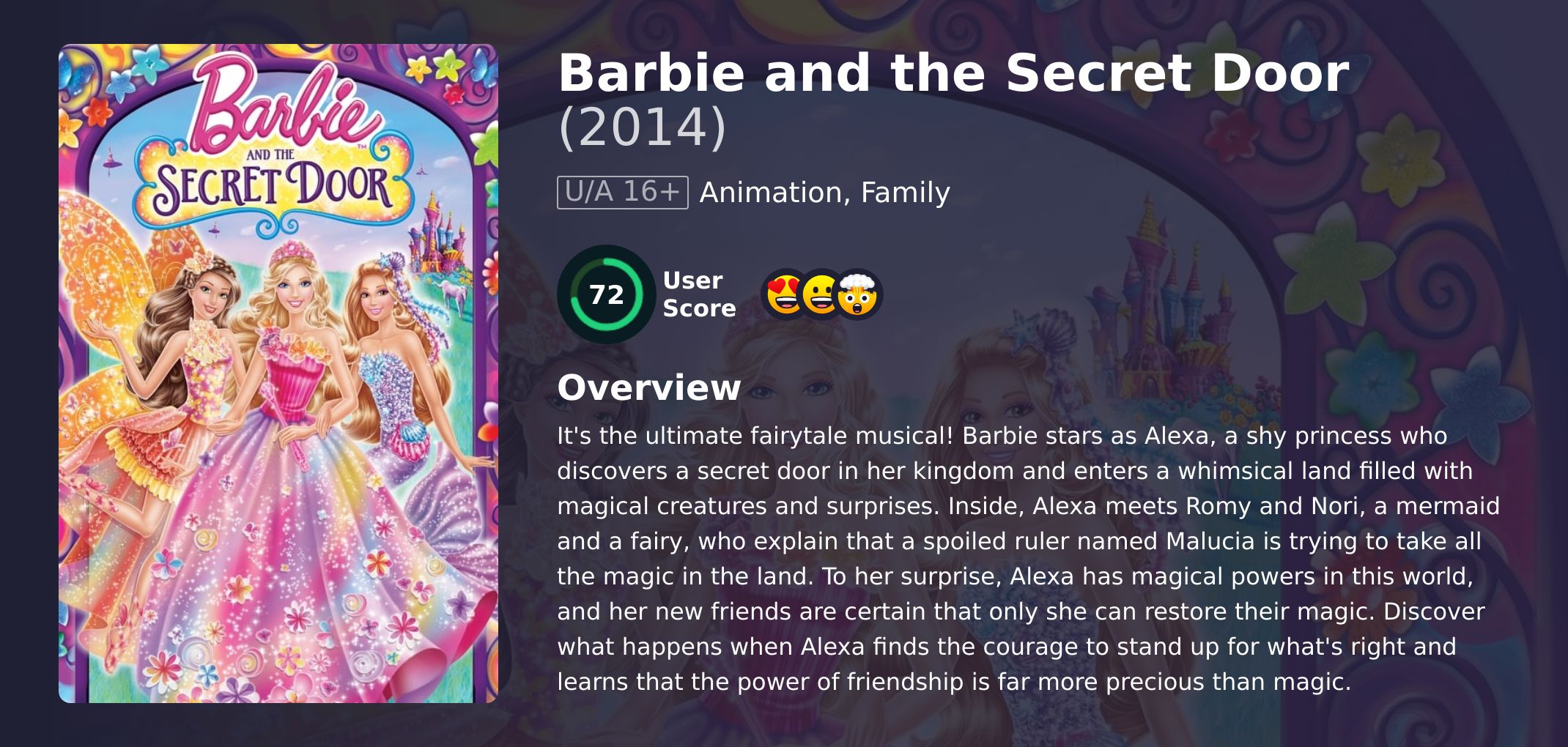 Barbie and the Secret Door Movie Hindi Dubbed