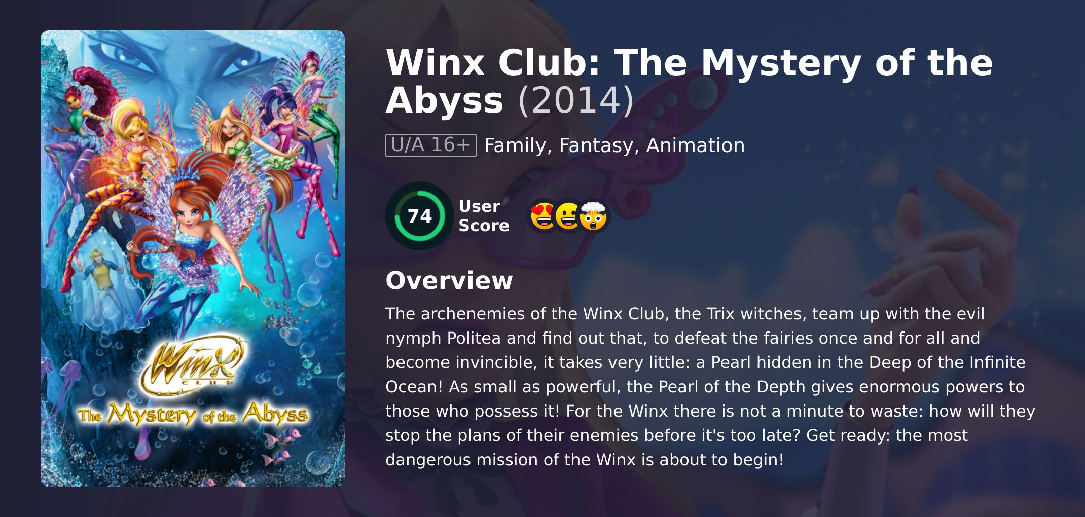 Winx Club: The Mystery of the Abyss Movie Hindi Dubbed