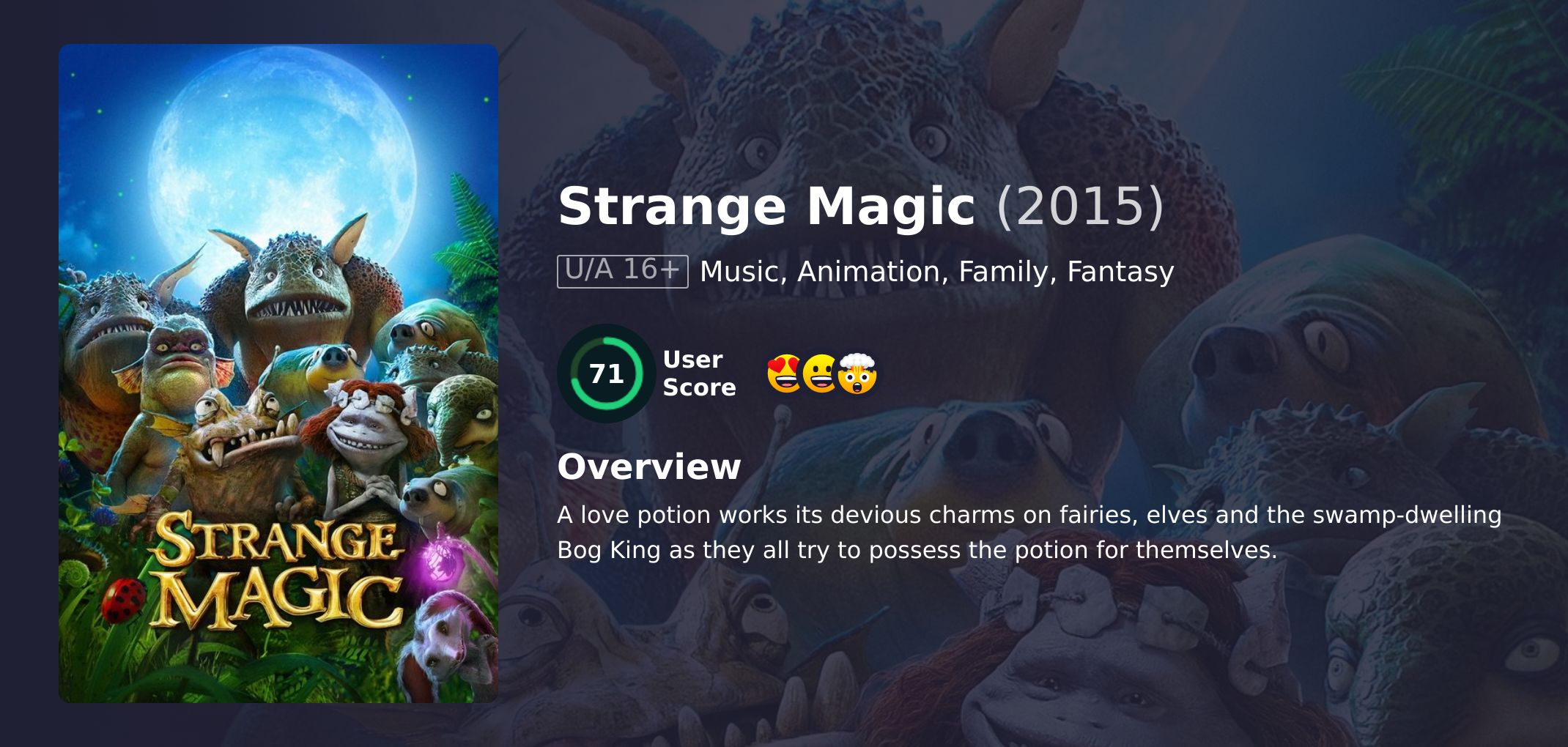 Strange Magic Movie English Dubbed