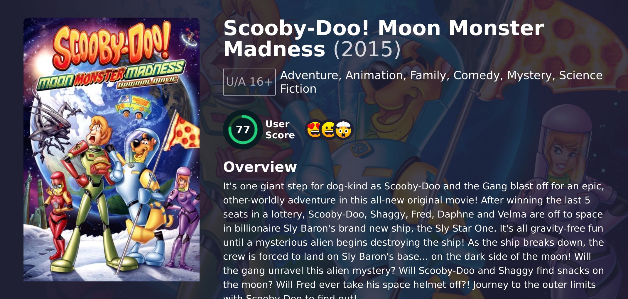 Scooby-Doo! Moon Monster Madness Movie Hindi Dubbed