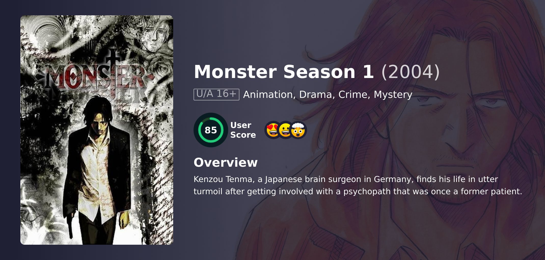 Monster Season 1 Hindi Dubbed