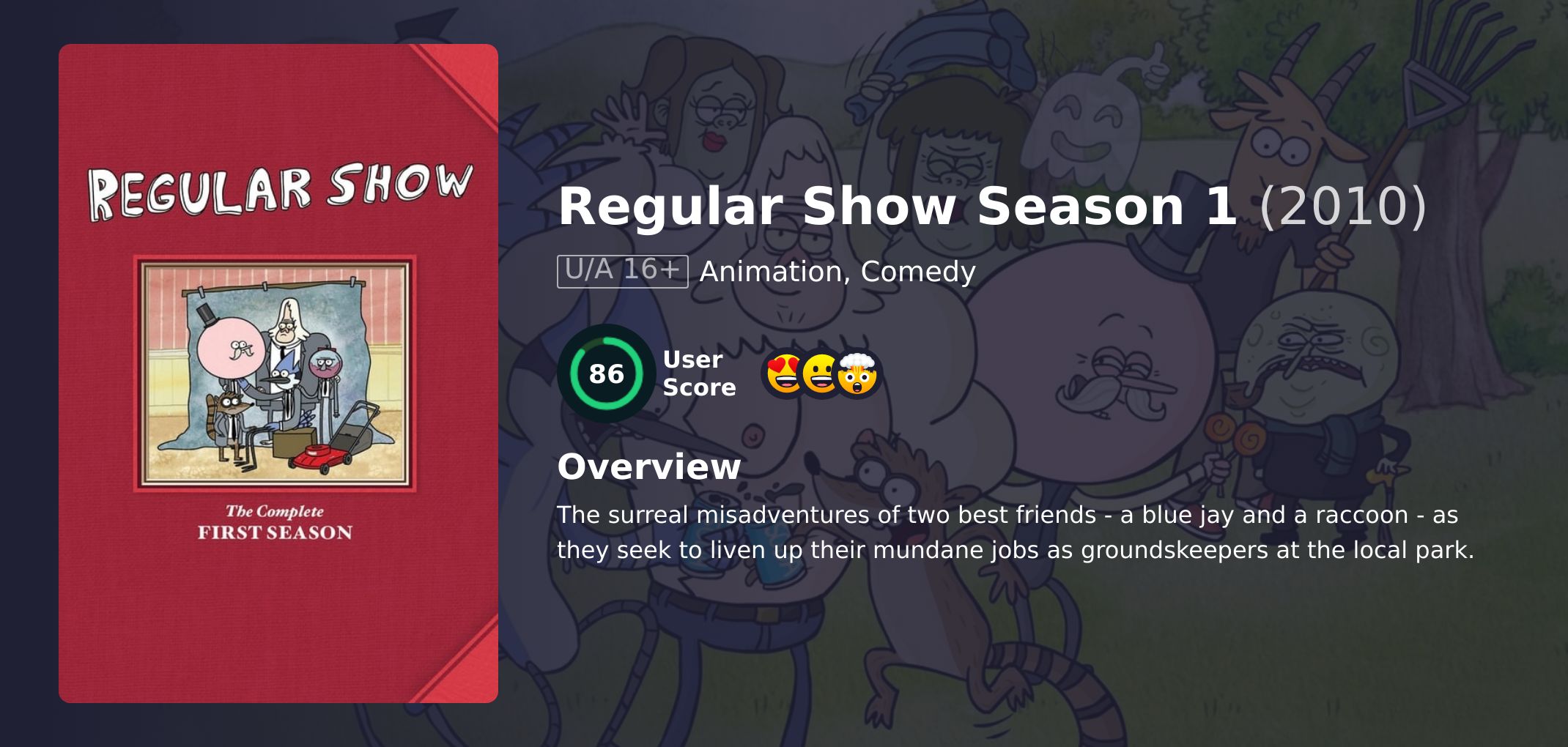 Regular Show Season 1 Hindi Dubbed