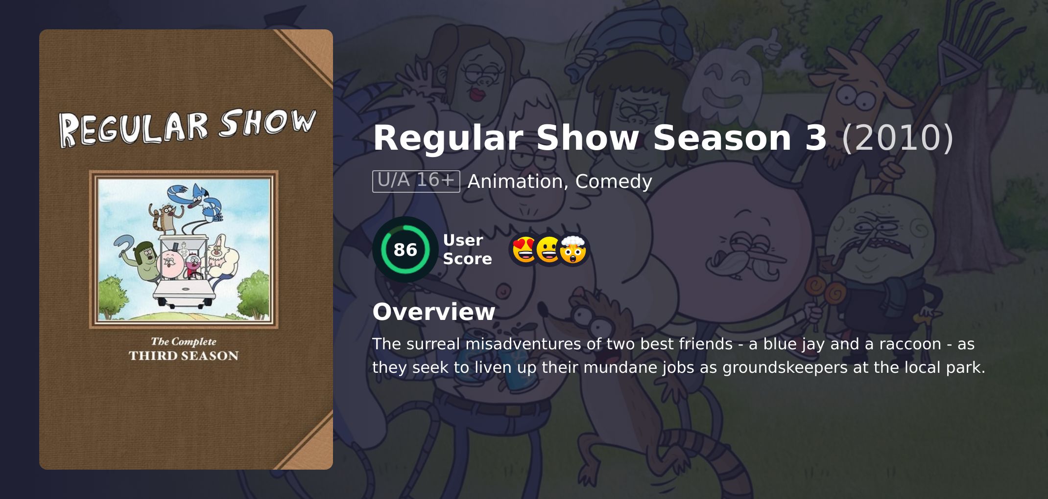 Regular Show Season 3 Hindi Dubbed