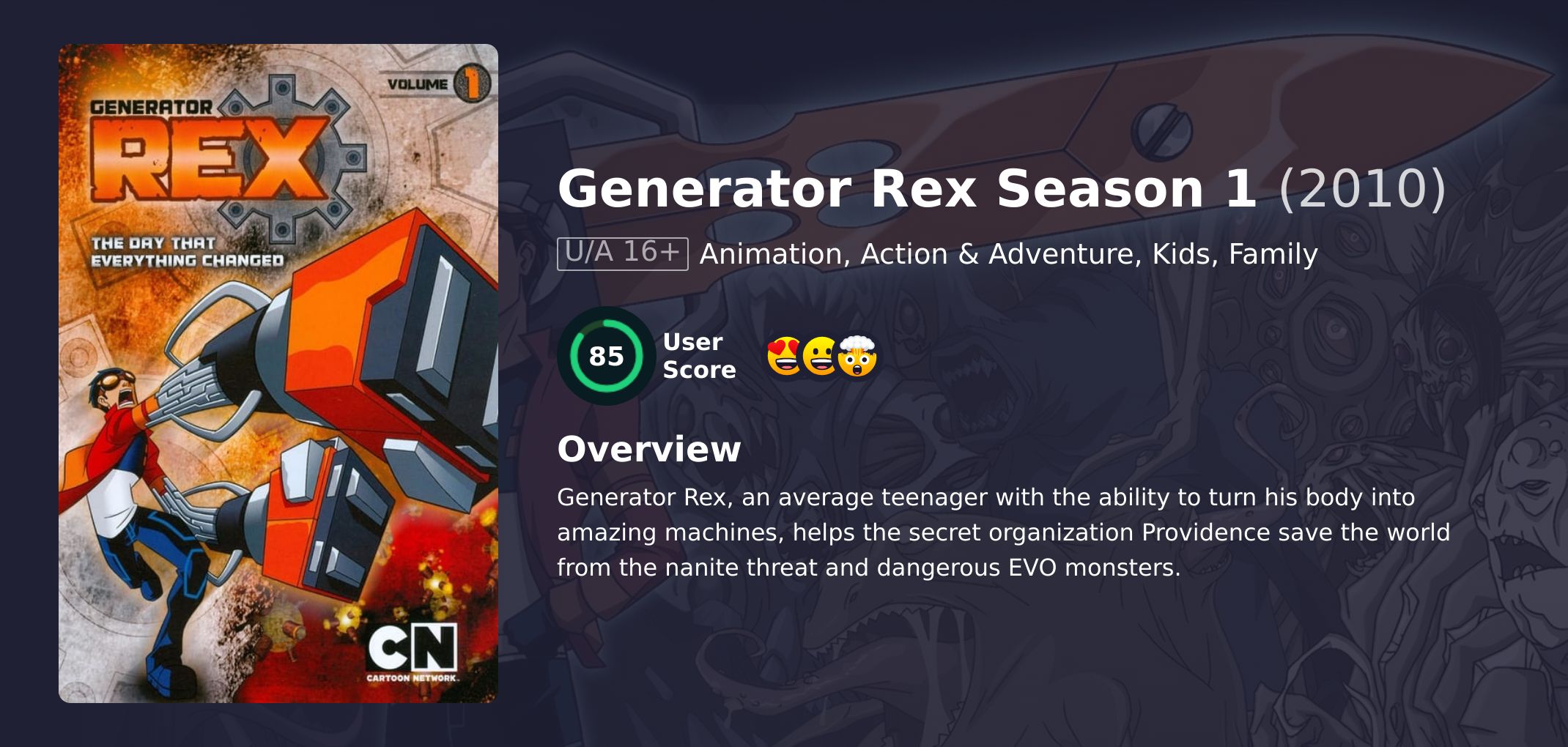 Generator Rex Season 1 Hindi Dubbed