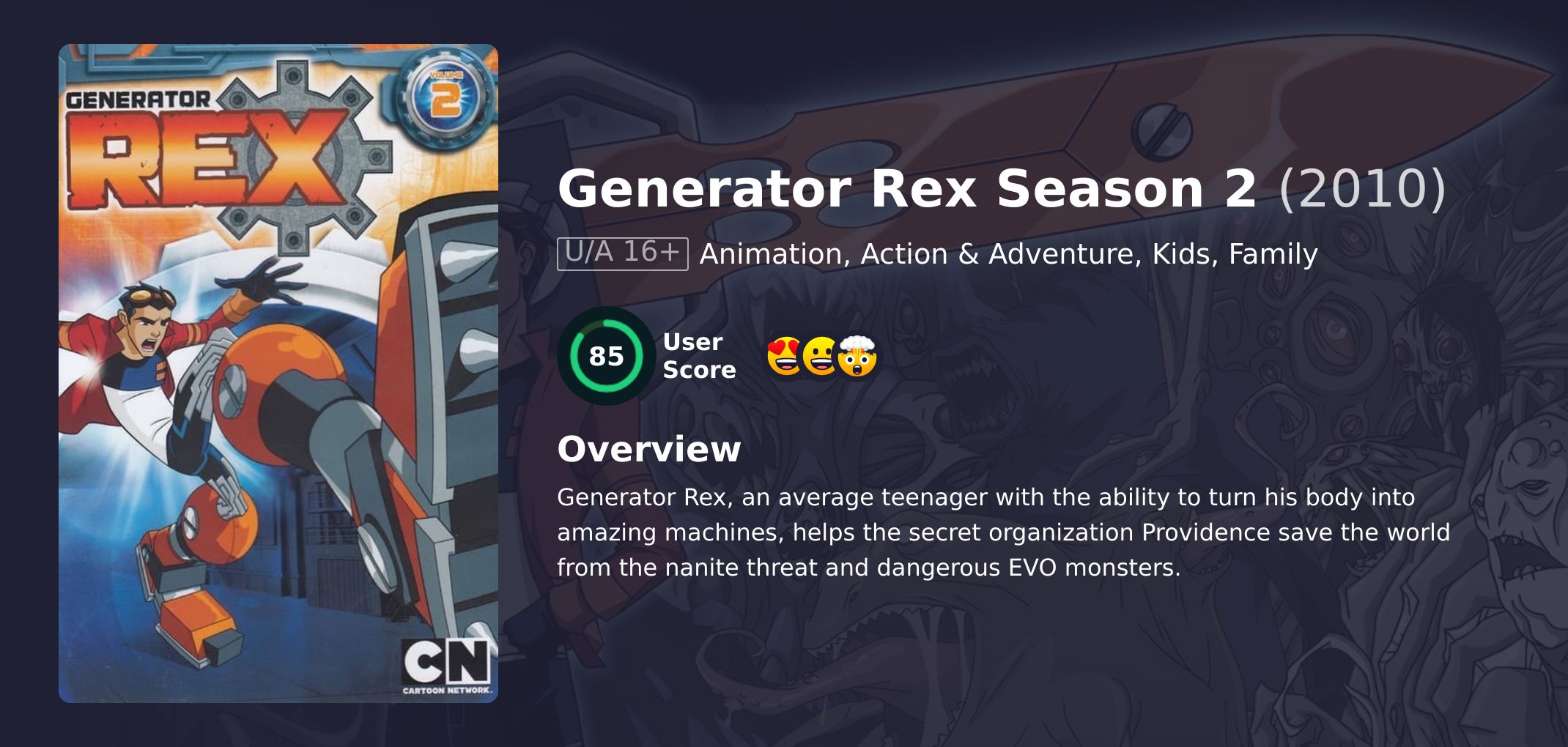 Generator Rex Season 2 Hindi Dubbed