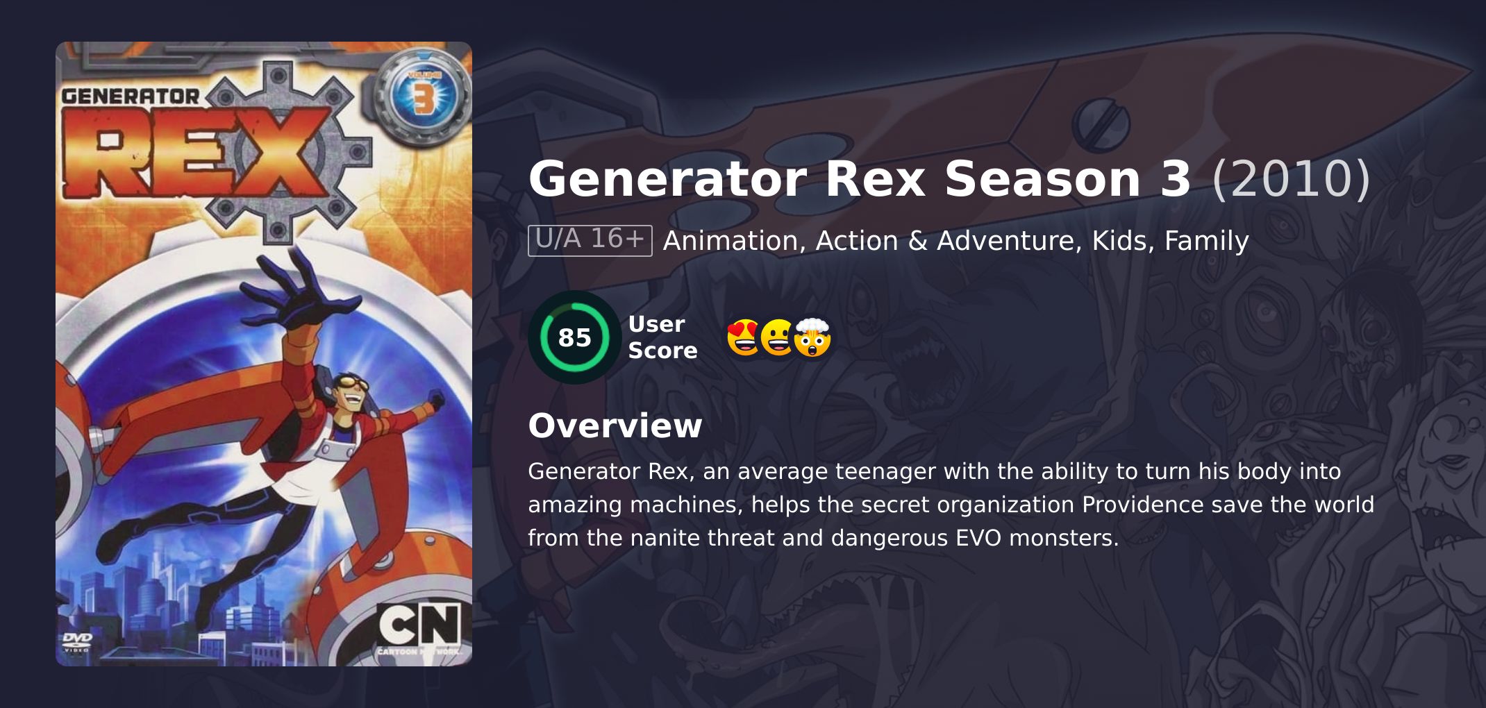 Generator Rex Season 3 Hindi Dubbed