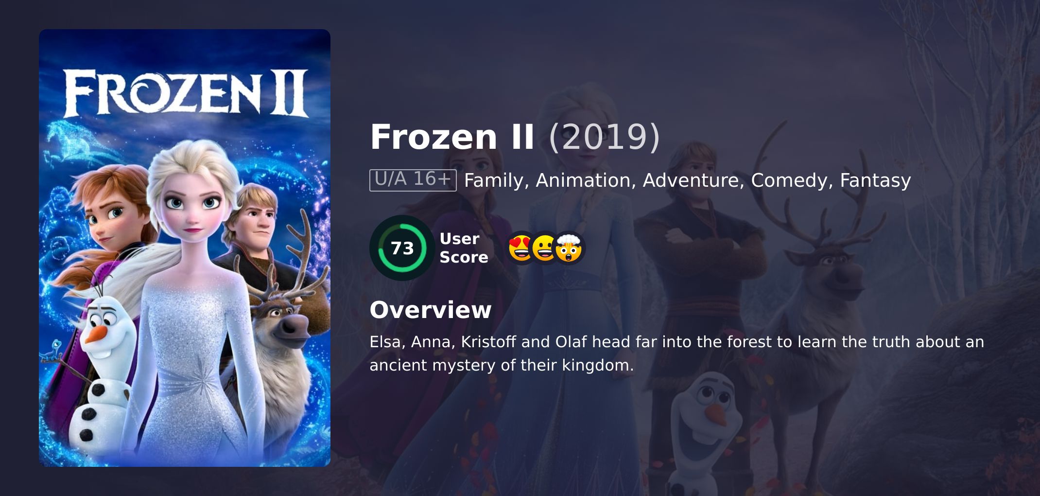 Frozen II Movie Hindi Dubbed