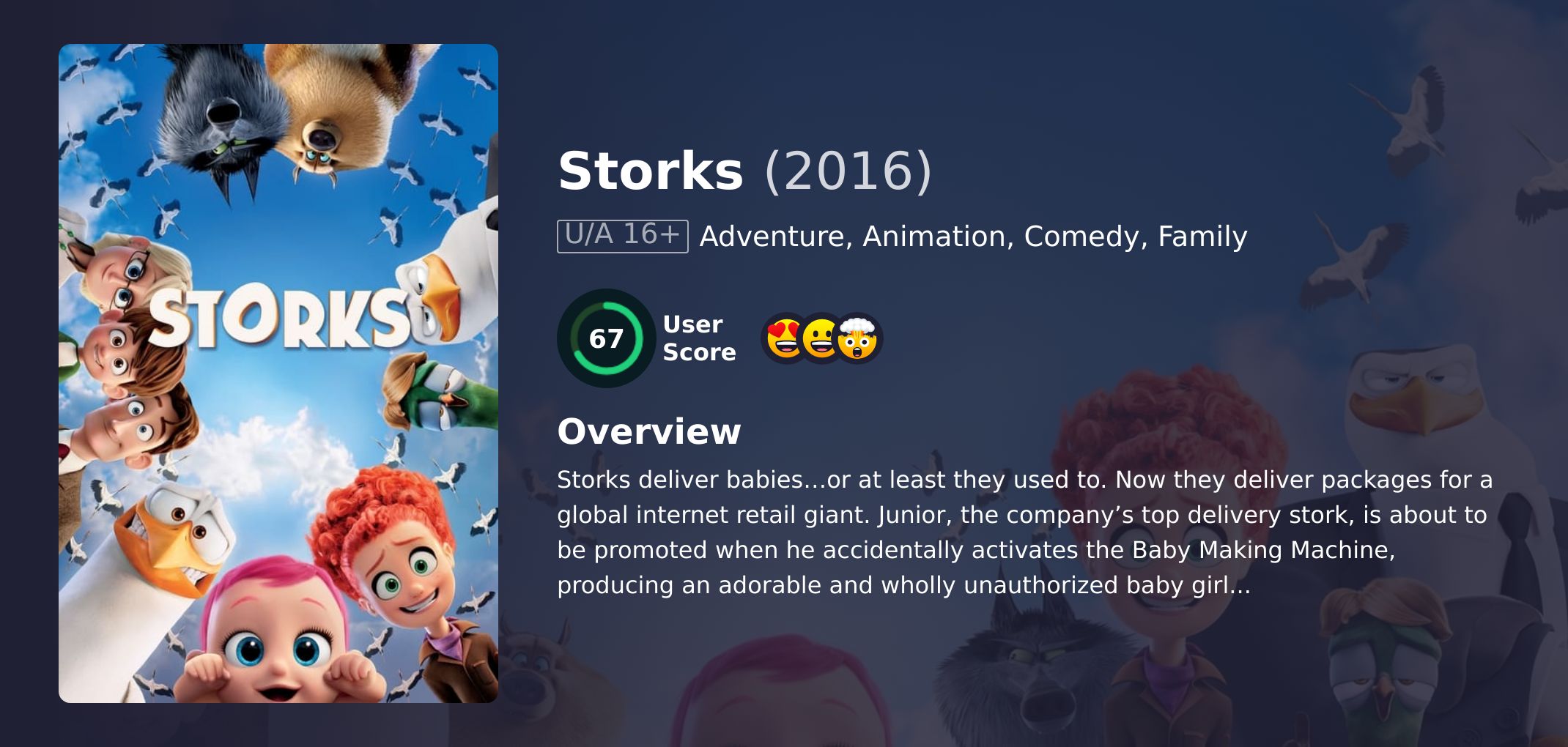 Storks Movie English Dubbed