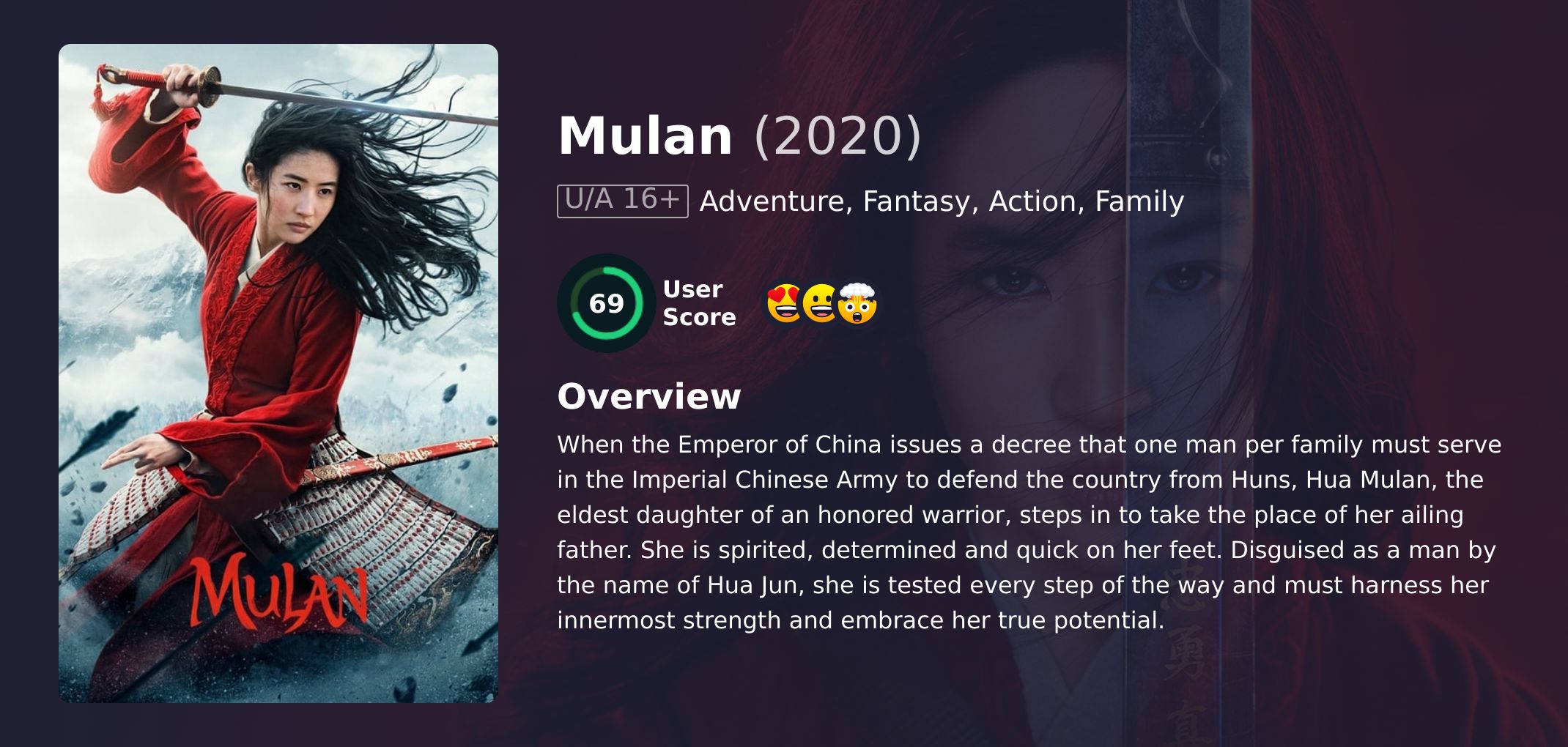 Mulan Movie Hindi Dubbed