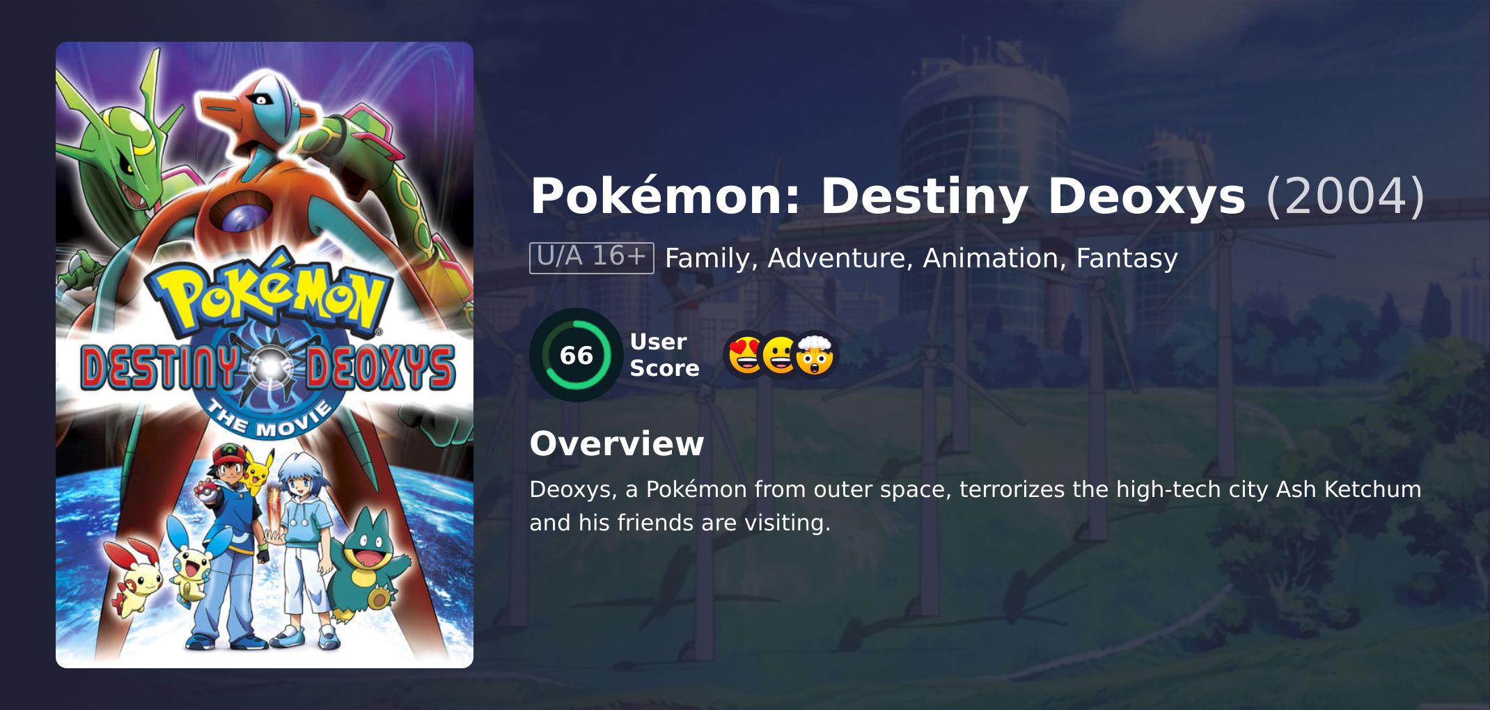 Pokémon: Destiny Deoxys Movie Hindi Dubbed