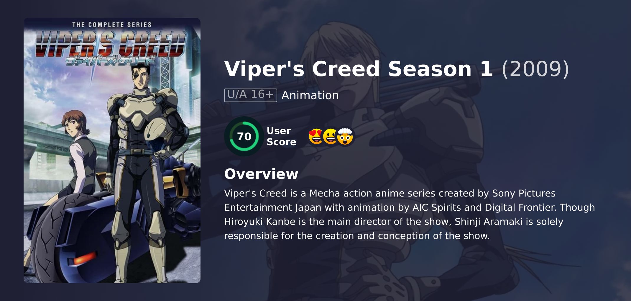 Viper's Creed Season 1 Hindi Dubbed